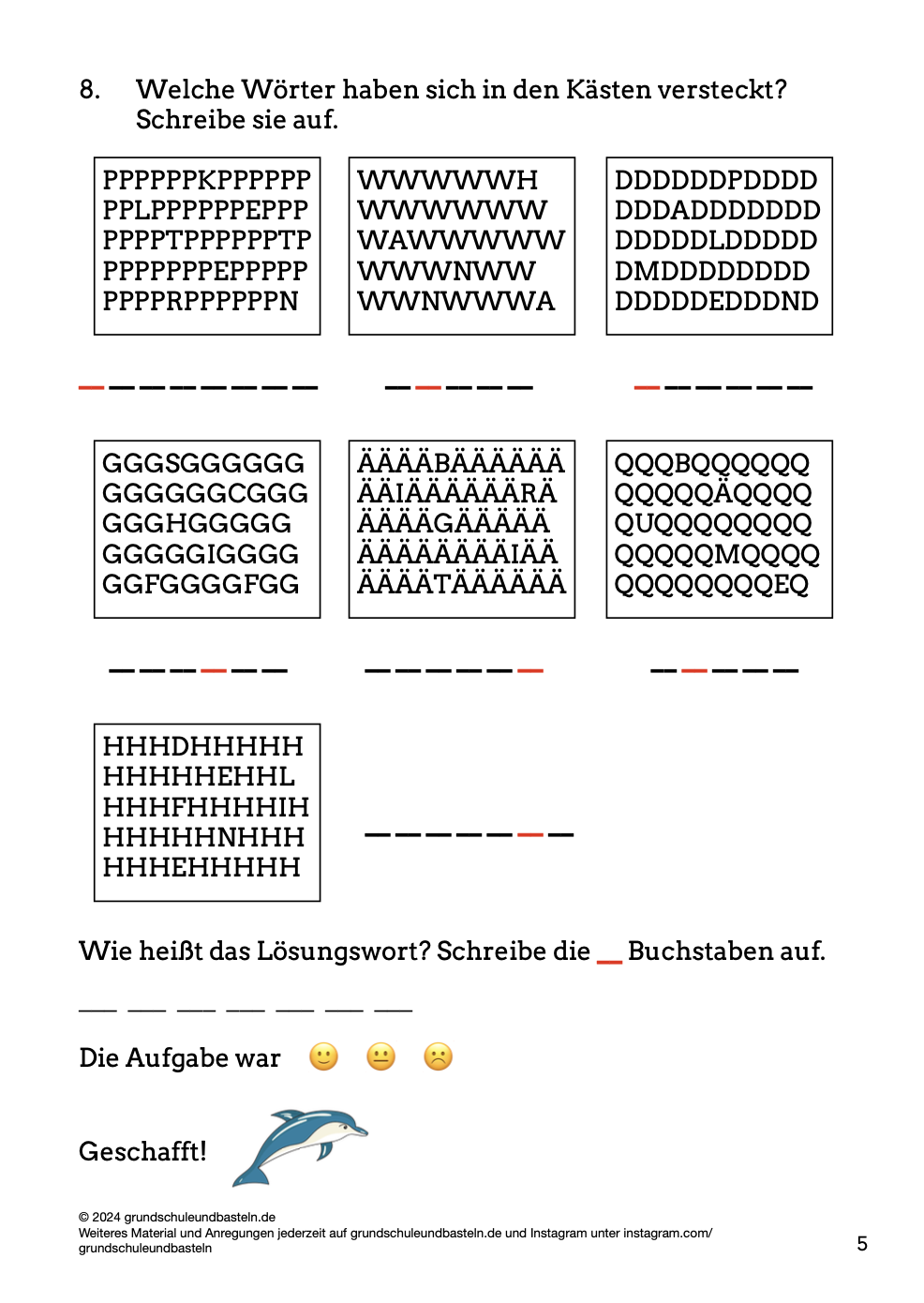  Begleitmaterial zu Wer rettet den kleinen Delfin 