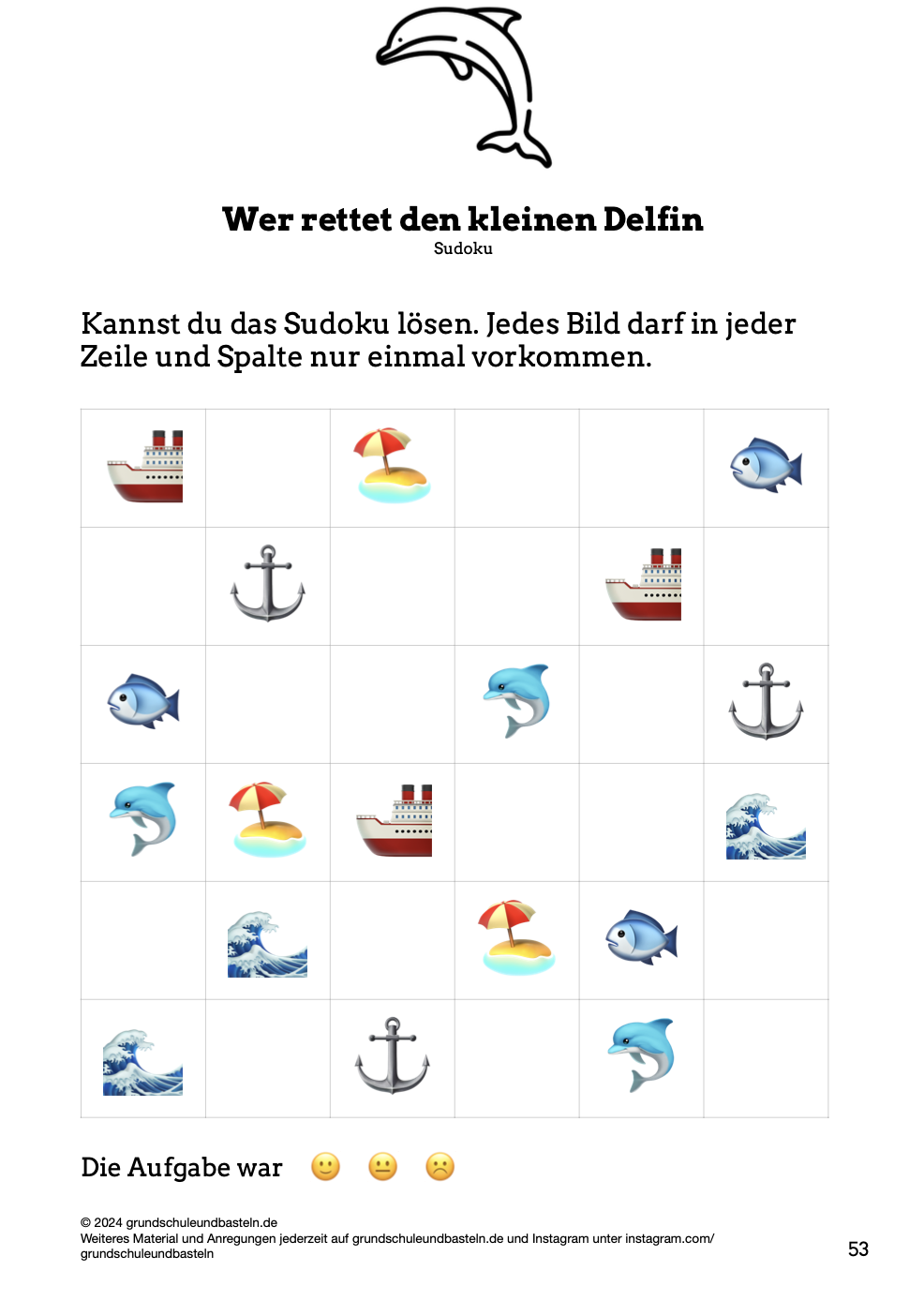  Begleitmaterial zu Wer rettet den kleinen Delfin 