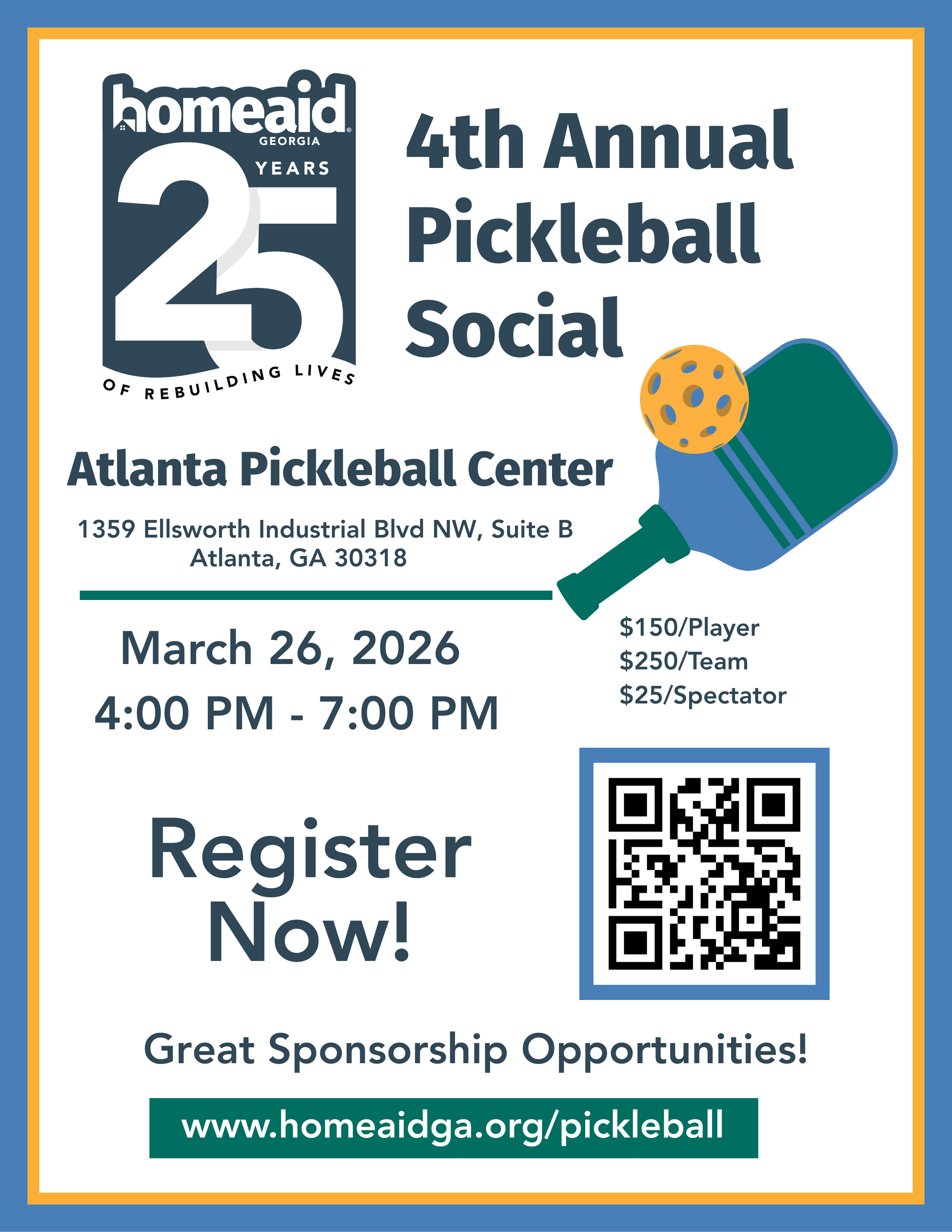 4th Annual Pickleball Social