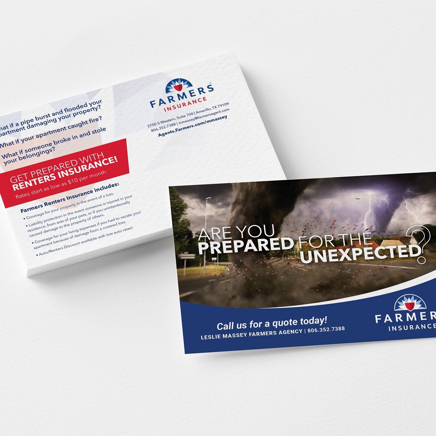 Let your customers know what services you offer with a direct mail piece. One of our designers designed this piece for Leslie Massey Farmers Agency. pps-mail.net

#pps #graphicdesign #directmail