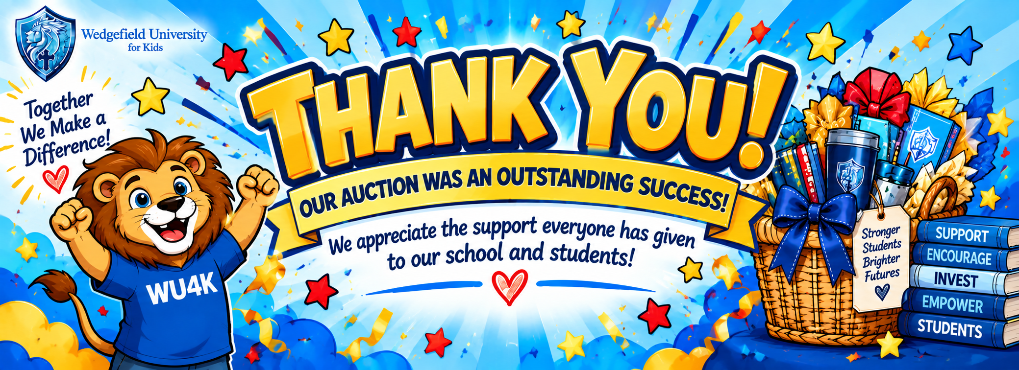 Thank you so much for making our auction a success!