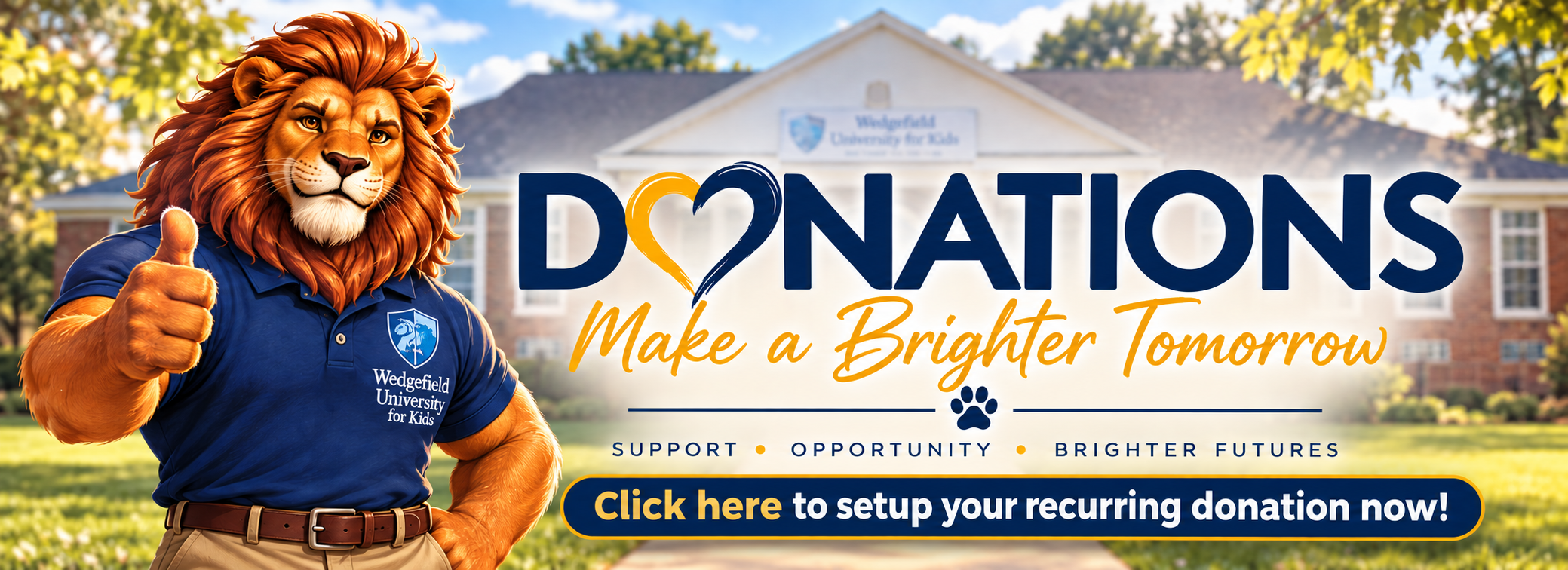 Set up recurring donations