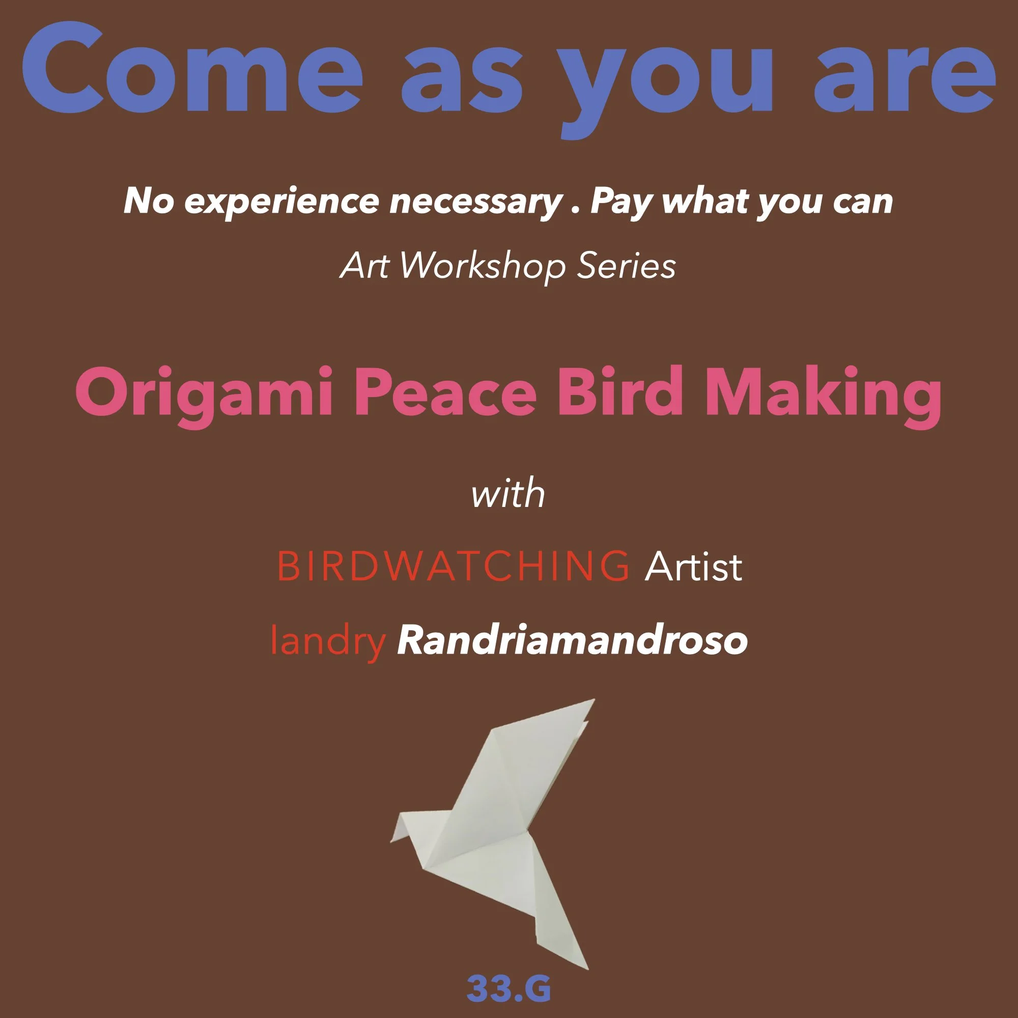 Come as you are,  January 2026