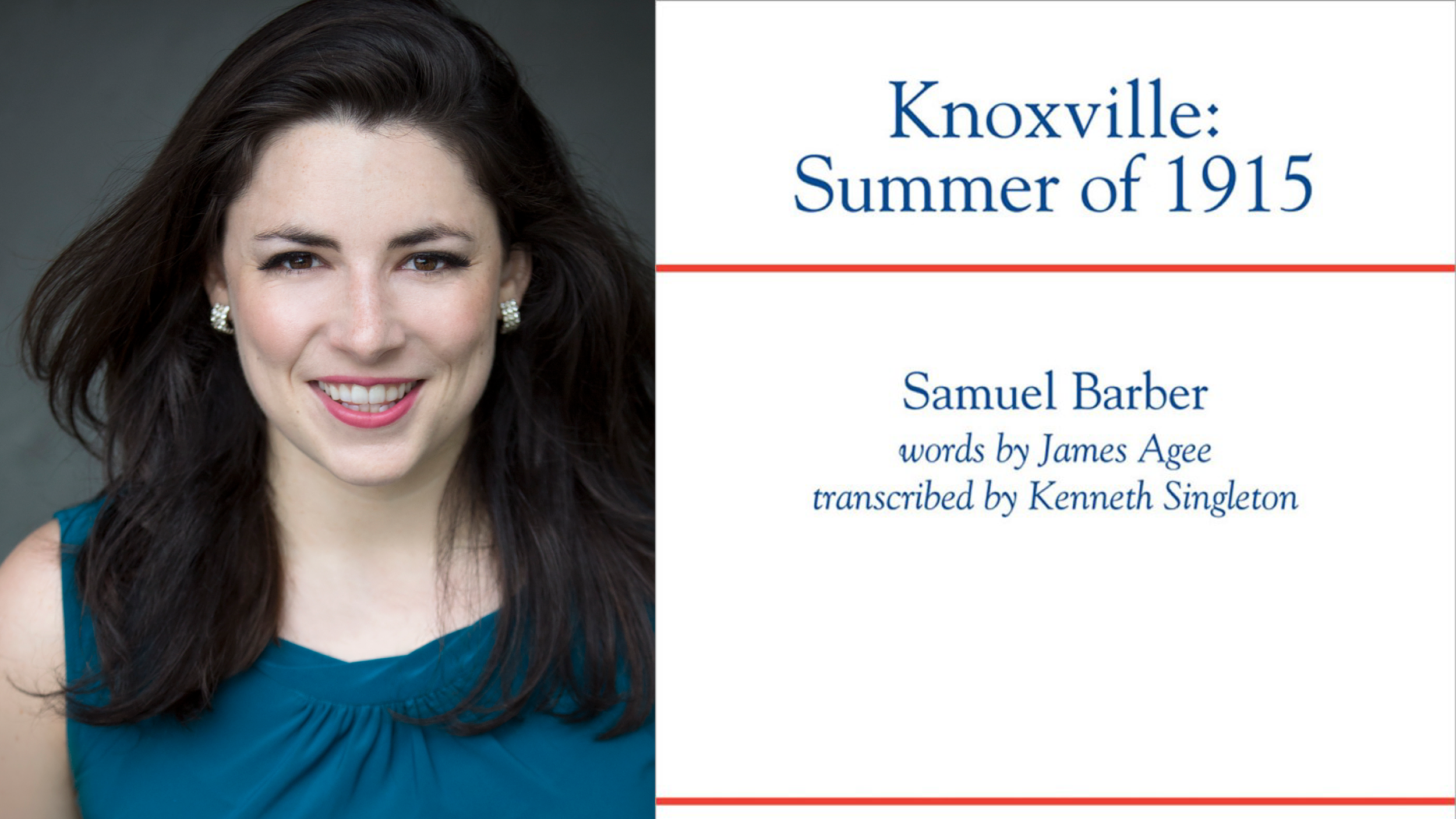Saint Andrew Music Society - April Martin Sings Samuel Barber’s Knoxville: Summer of 1915