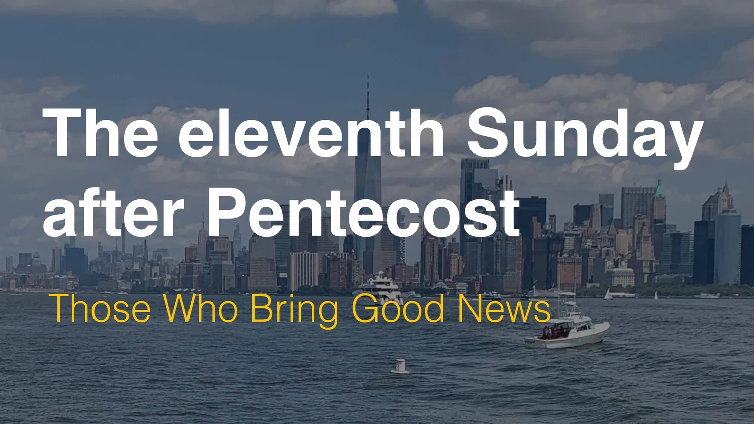 Those Who Bring Good News