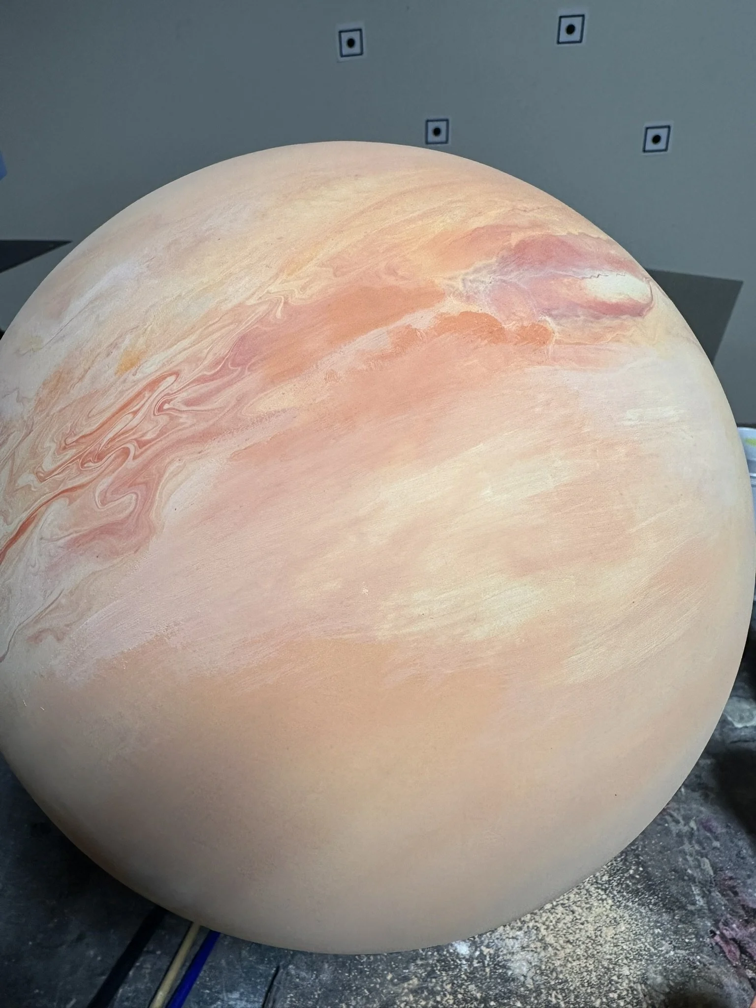 Large 12" planet for Notre Dame University 