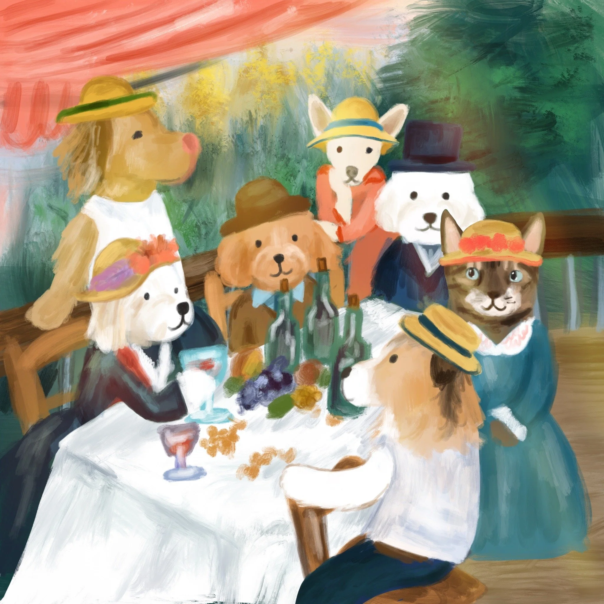 "Luncheon of the Boating Pawty"