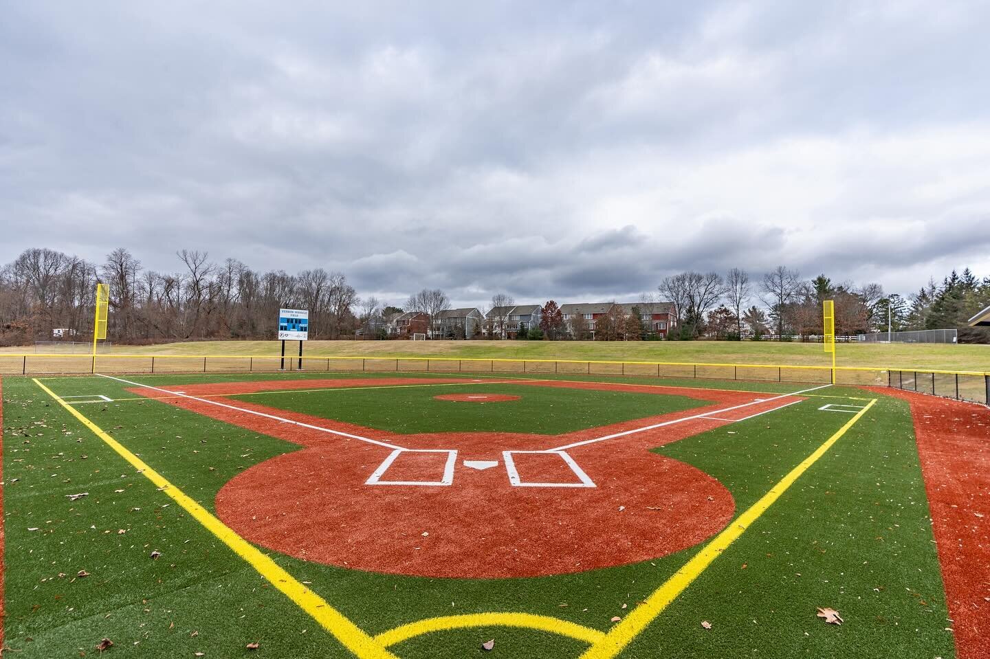 An amazing photo of our field from the perspective of home plate ⚾️