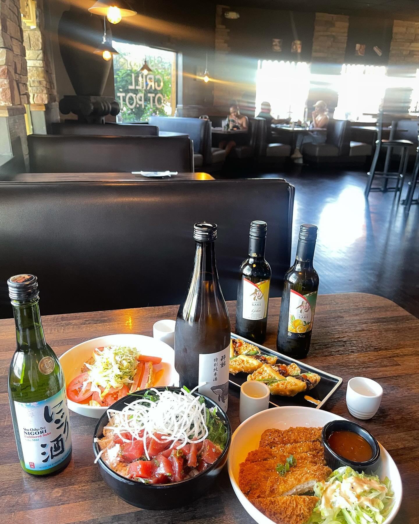 Find your combination at Zu Izakaya

We recommend a combo of an appetizer, a hot pot, a couple sushi rolls, and sake!

Happy Hour at Zu Izakaya is from 4pm - 7pm then 9pm - 11pm! (Ends at 9:30pm on Sundays, excluding Holidays) get $9.95 sakebombs, un