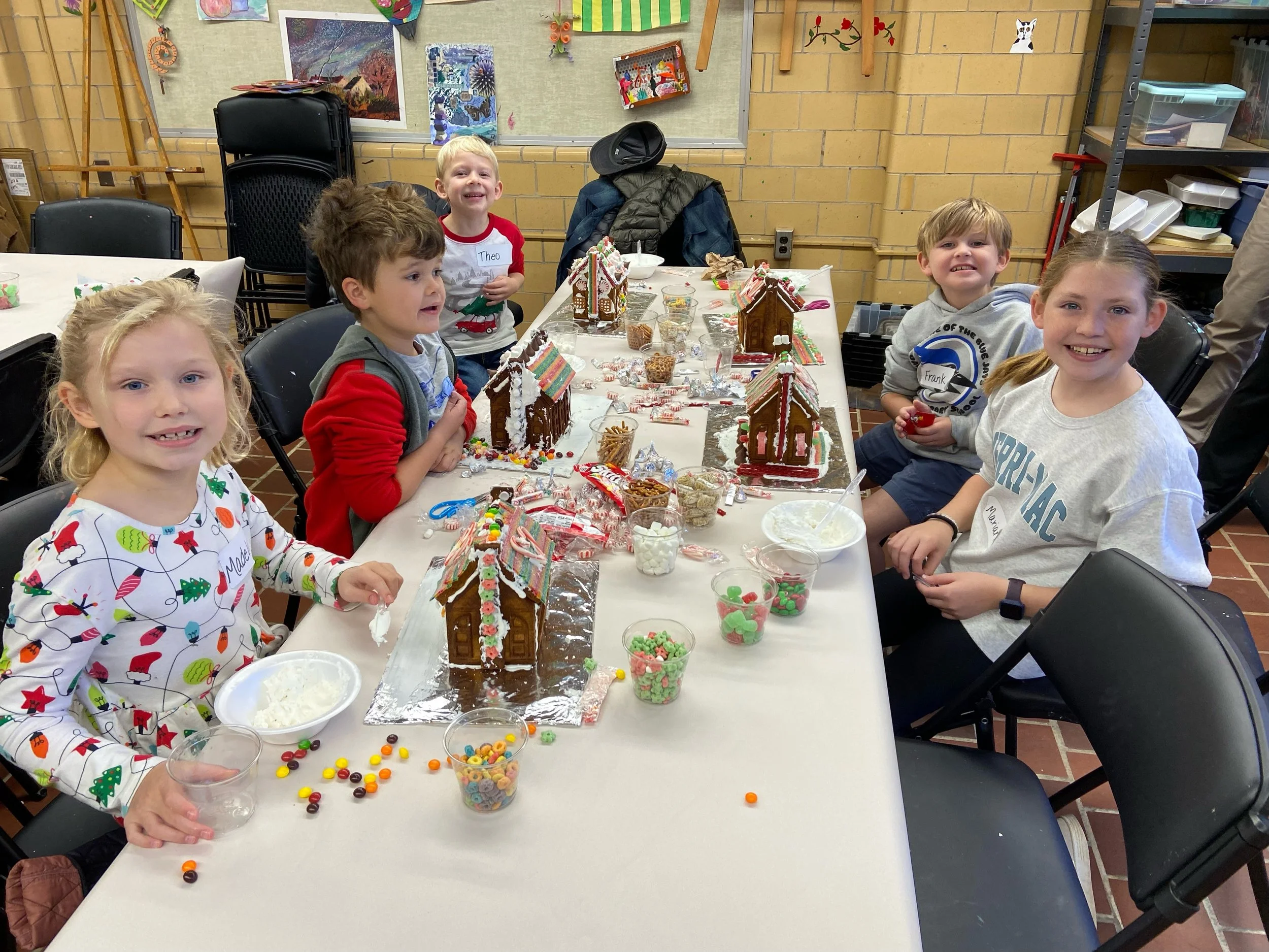 Jingle Bell Gingerbread House Party