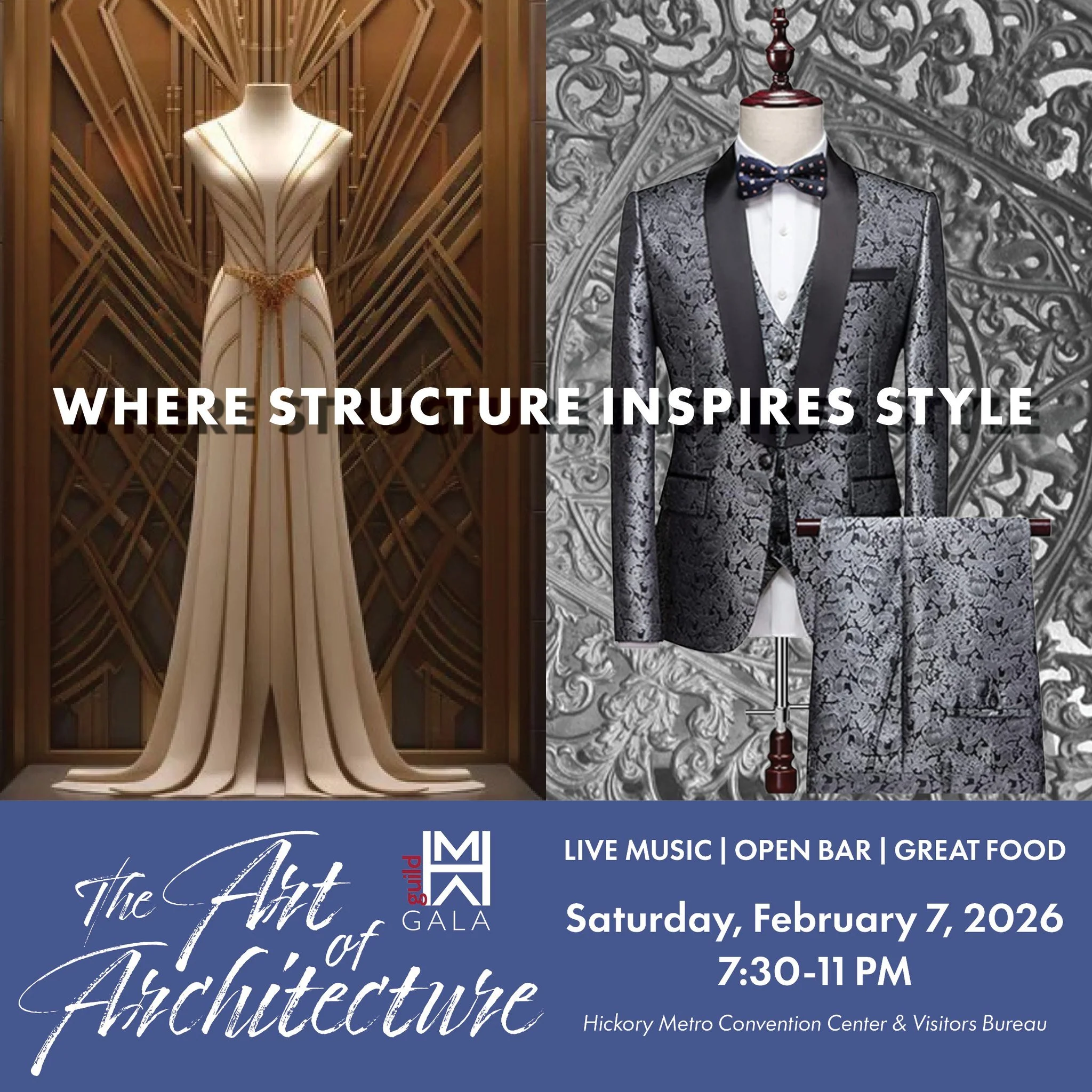 Architecture meets black-tie elegance&mdash;and you&rsquo;re invited. This one-of-a-kind evening brings the rhythm and structure of architecture to life through sculptural fashion, striking details, and a stunning atmosphere.

Sip from the open bar, 