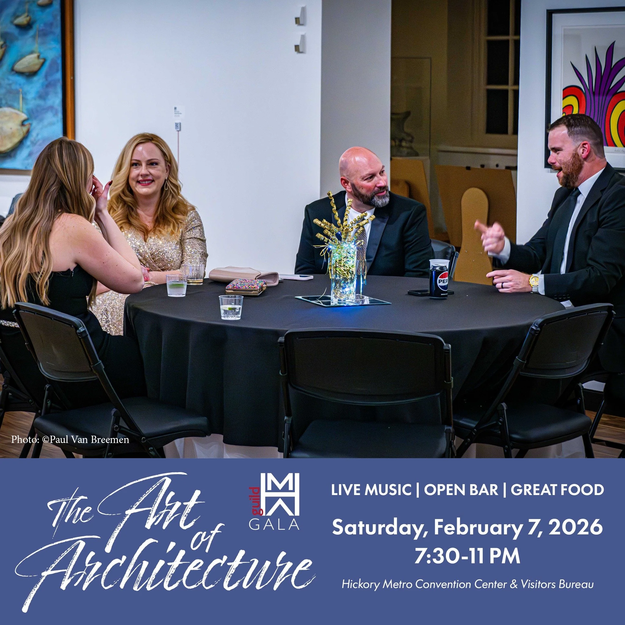 Dance, snack, repeat! Your table is your home base for regrouping, hanging out with friends, and taking a breather. When you purchase your tickets for The Art of Architecture guildHMA Gala, ensure you have a spot to land and become a Table Sponsor fo