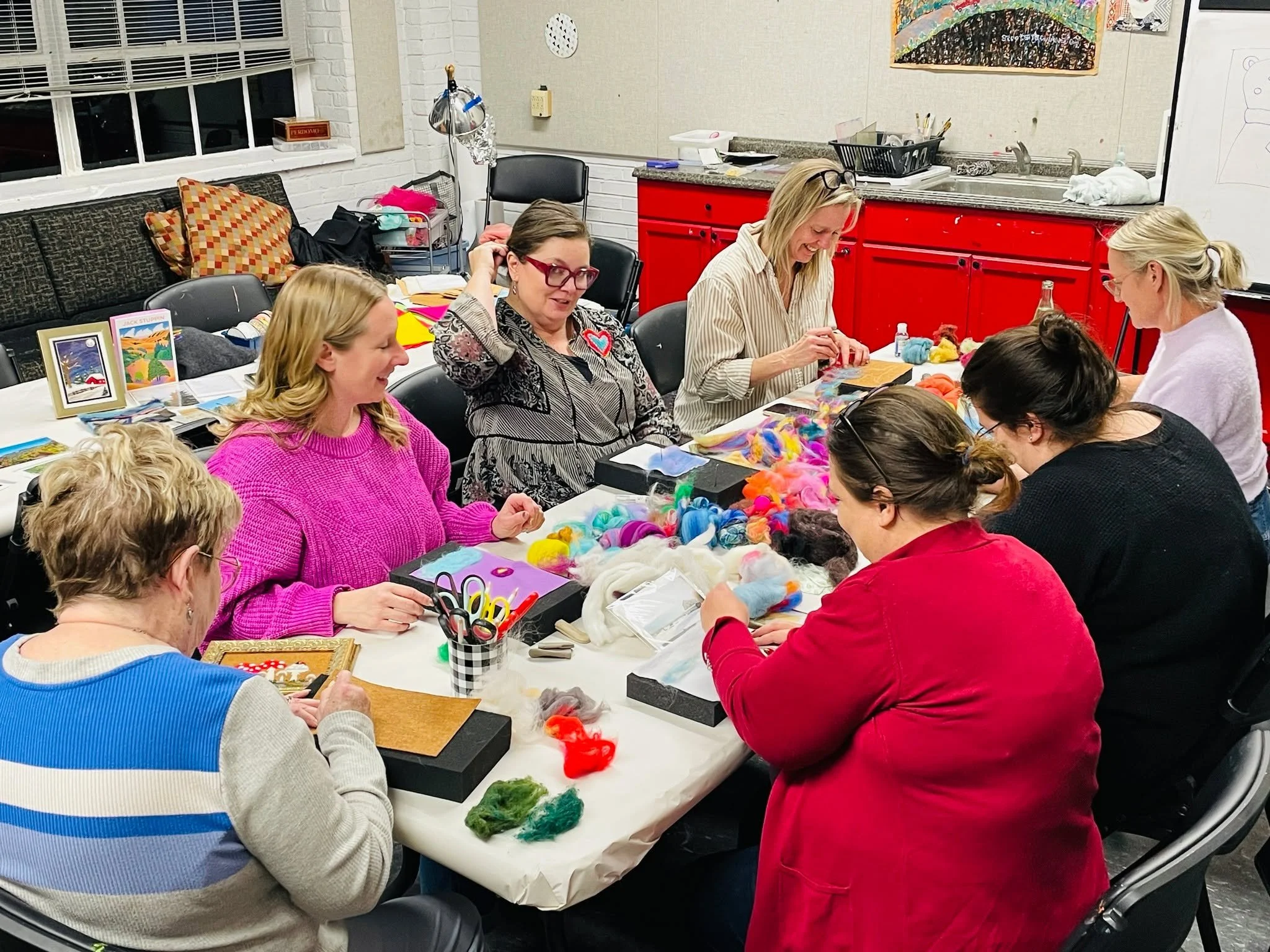 Ever wanted to learn more about felting with wool? Looking for something to do before the weather hits this weekend? 

Inside Look may be cancelled, but Community Manager, Jenny Cody, will be at HMA's satellite location all afternoon until 4 PM with 
