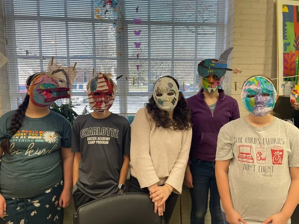 Afterschool Art Classes/Middle Grades: Mask Making (Session 1)