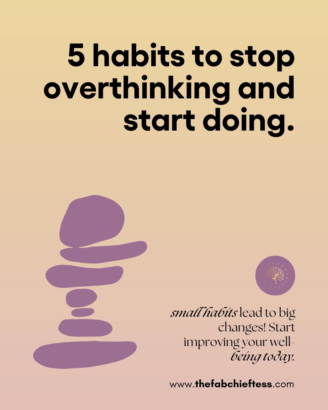 Let&rsquo;s be honest overthinking steals our peace, delays our progress, and drains our joy. 😣 But here&rsquo;s the secret: action doesn&rsquo;t come from clarity. Clarity comes from action. 💡✨

Start small. Breathe. Break it down. Do the next rig