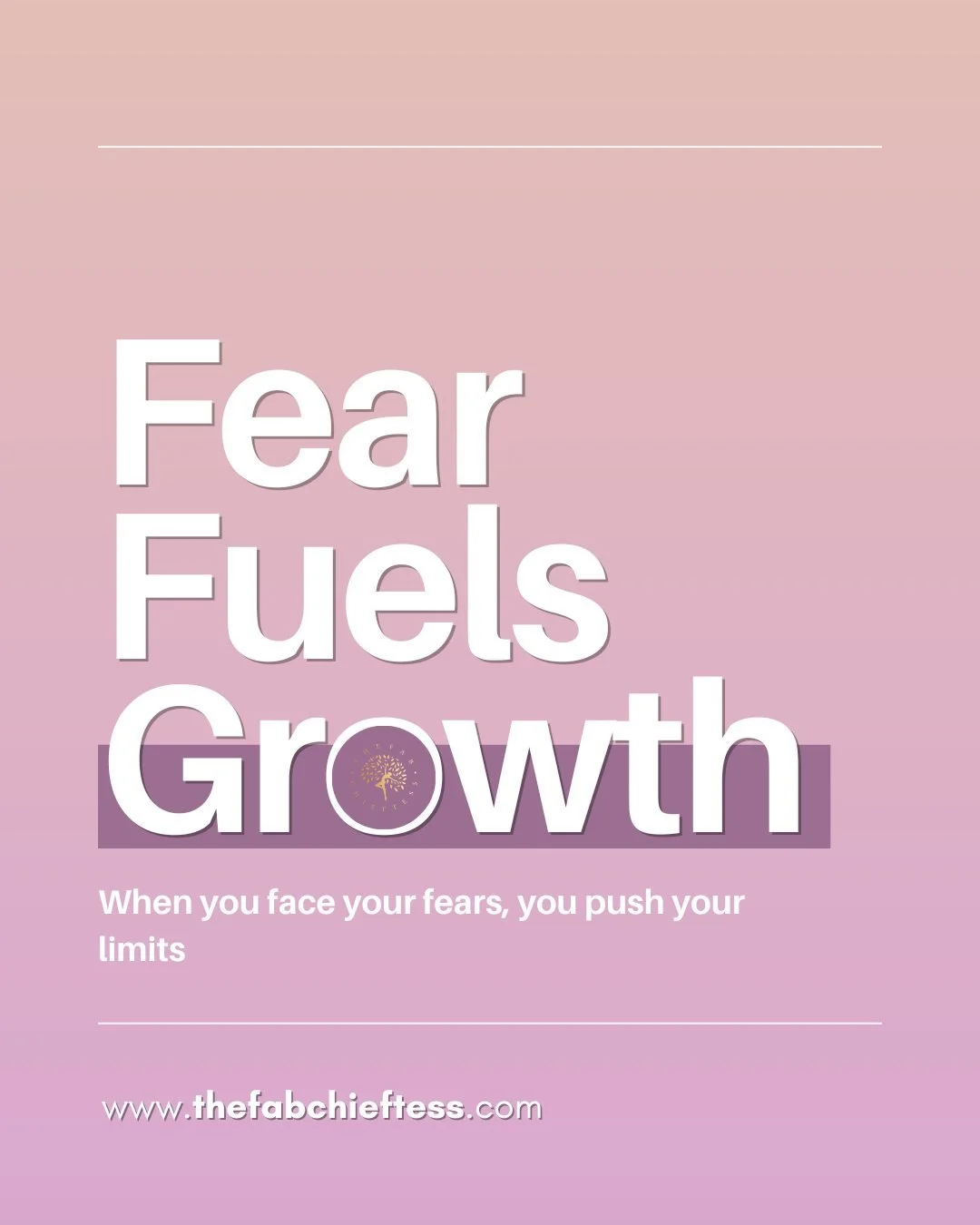 Fear isn&rsquo;t your enemy, it&rsquo;s your invitation to evolve. 🌟 Every time you face fear, you push past the boundaries that hold you back. Growth doesn&rsquo;t come from comfort; it comes from courage. Every bold step you take builds resilience