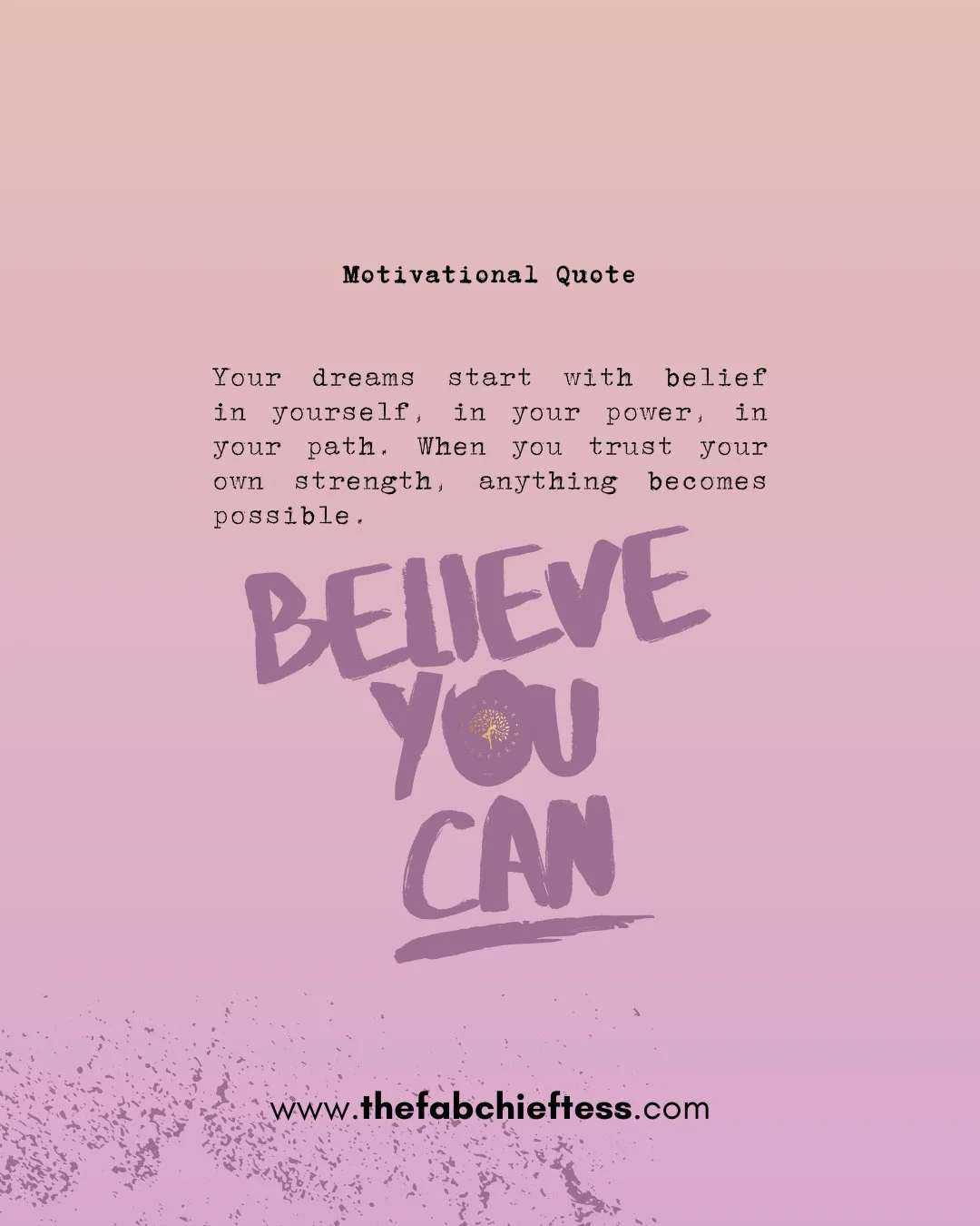 Your dreams start with belief in yourself, in your power, in your path. 💫 When you trust your own strength, you unlock your true potential. Every great achievement begins with one thought: &ldquo;I can.&rdquo;

So believe you can, even when it&rsquo