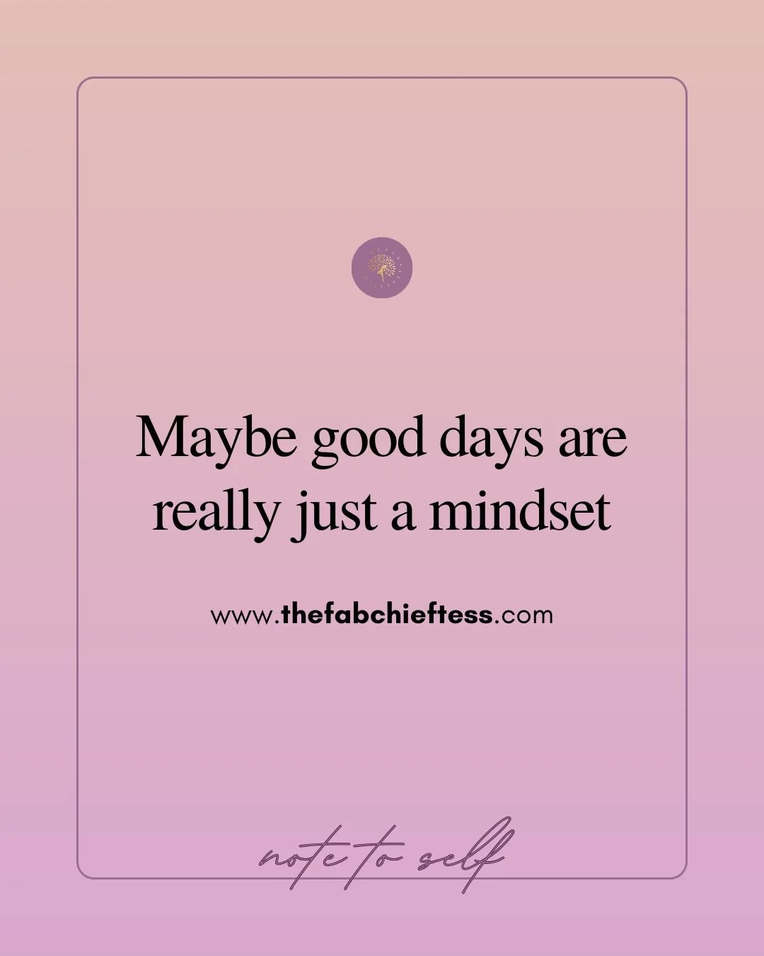 Maybe happiness isn&rsquo;t about having a perfect day. It&rsquo;s about choosing to see the good in the one you have. 🌤️ A positive mindset can shift everything: your mood, your energy, your outcomes. What if &ldquo;good&rdquo; is just a perspectiv