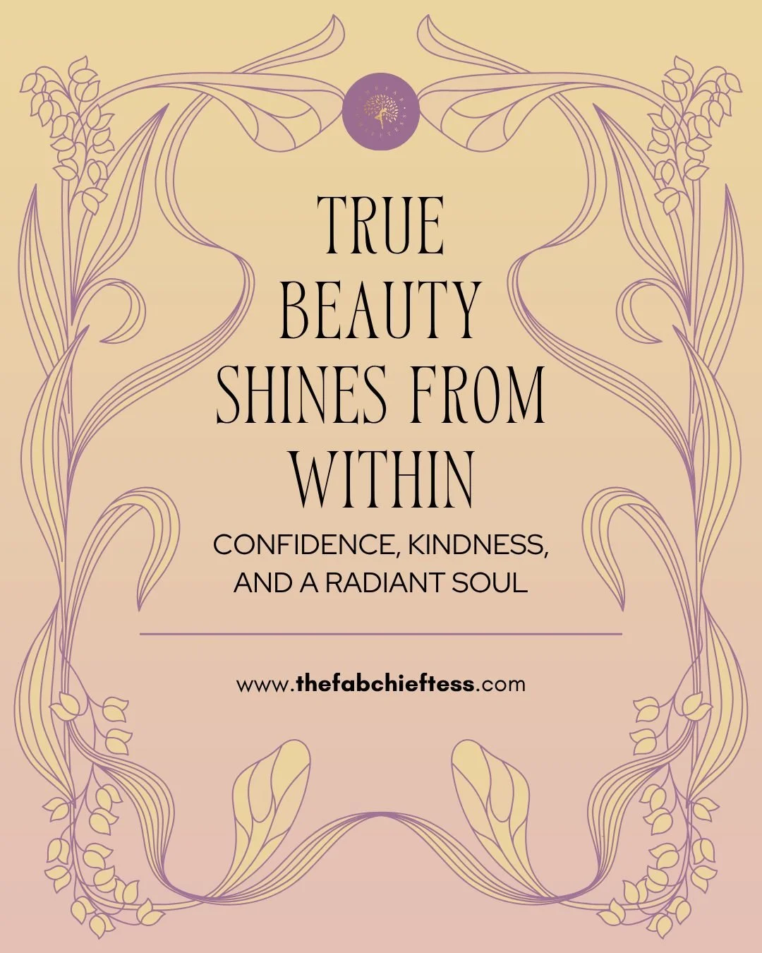 True beauty has nothing to do with appearance. It&rsquo;s the quiet confidence that comes from being kind, compassionate, and aligned with who you are. 🌿
It&rsquo;s in your energy, your grace, and the way you make others feel seen.

When you nurture