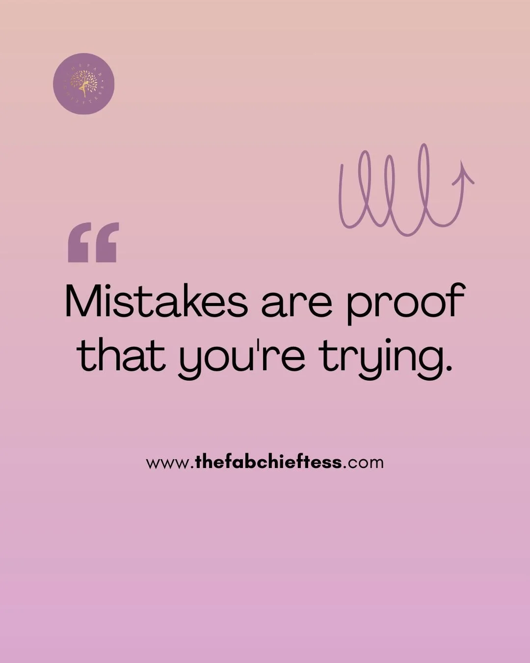 Mistakes don&rsquo;t define you, they grow you. Every misstep, every awkward attempt, every moment that didn&rsquo;t go as planned&hellip; they&rsquo;re all evidence that you&rsquo;re moving, learning, and showing up for your life.

Perfection was ne