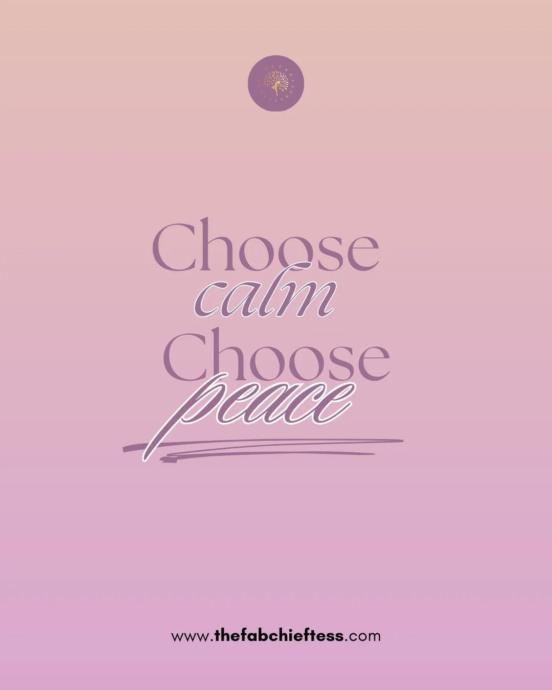 ✨ There is strength in choosing calm. In deciding that your inner world deserves protection, softness, and clarity. Peace isn&rsquo;t something you stumble into&hellip; it&rsquo;s something you choose, again and again, especially on the days when cha