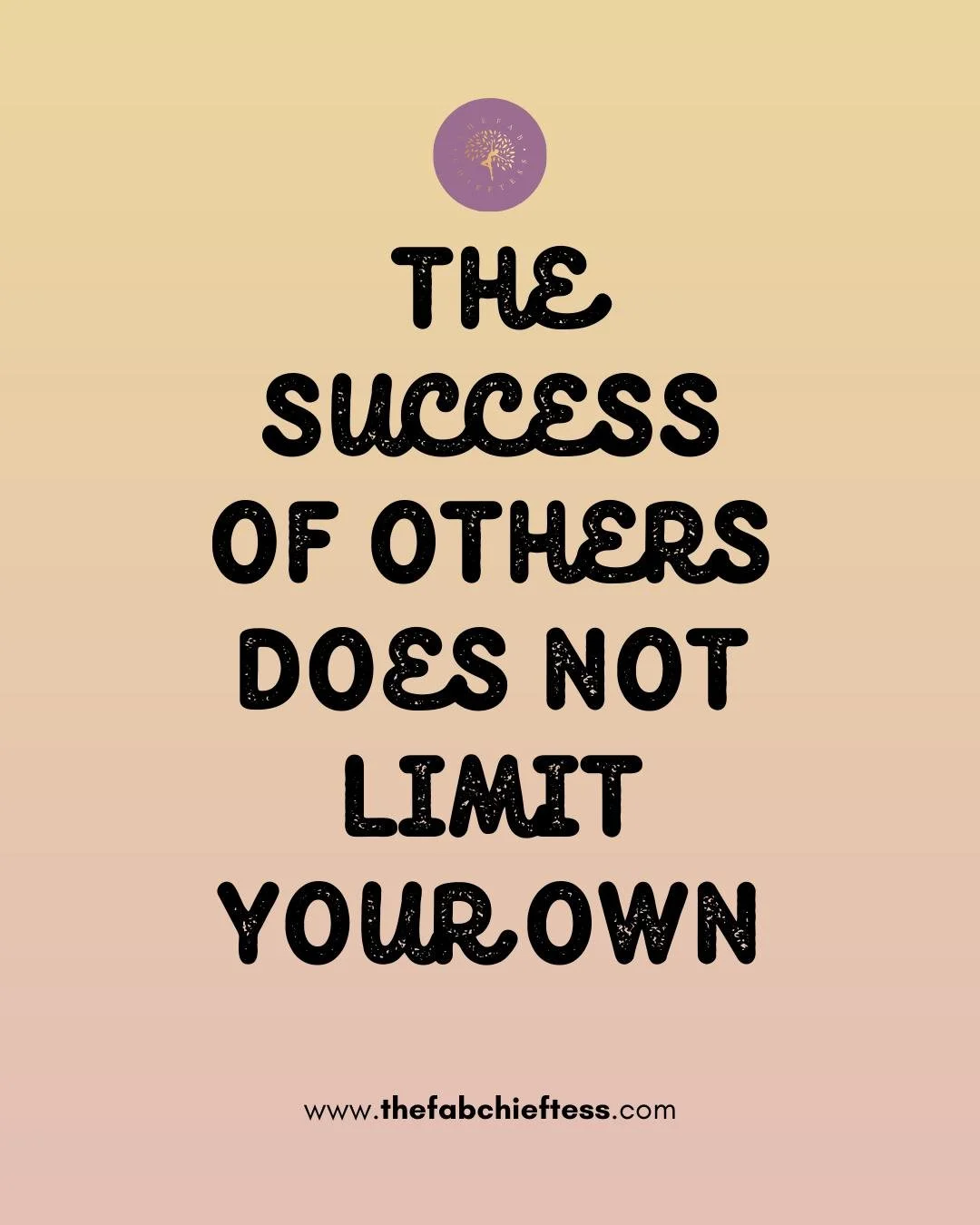 Someone else&rsquo;s success is not your failure.
There is room for all of us to rise. Differently, uniquely, authentically.

Comparison disconnects you from your own path.
Alignment brings you back to it.

Celebrate others.
Focus on your journey.
Tr
