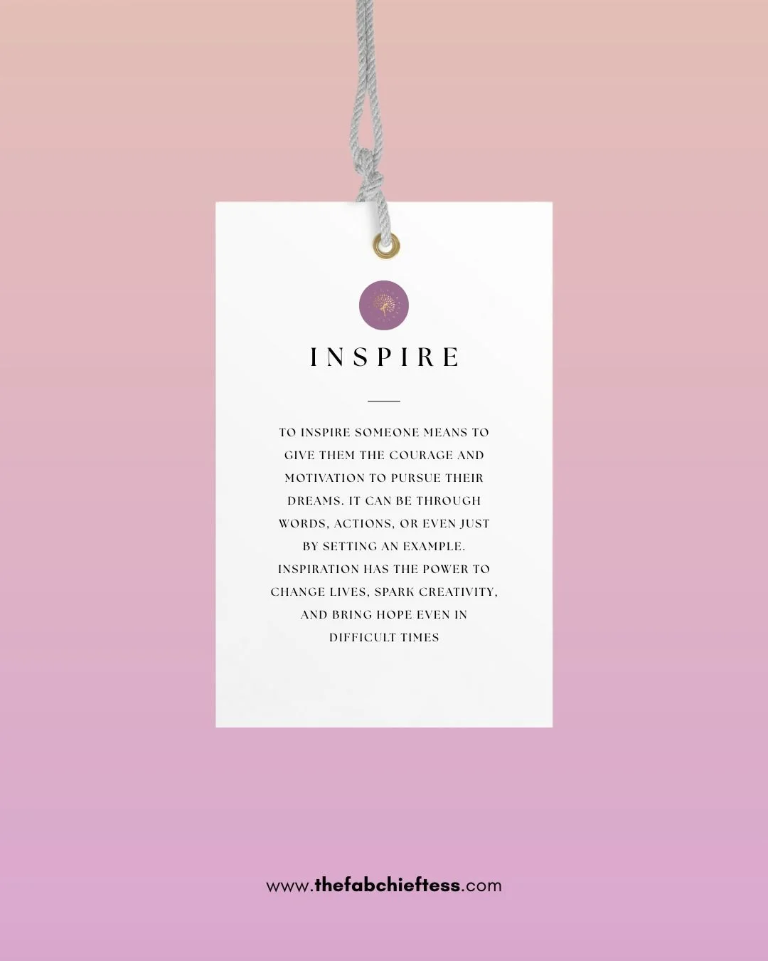 Inspiration isn&rsquo;t about perfection, it&rsquo;s about courage. Sometimes it&rsquo;s found in words, sometimes in actions, and sometimes simply in choosing to keep going when things feel heavy. When you live authentically and aligned with your va