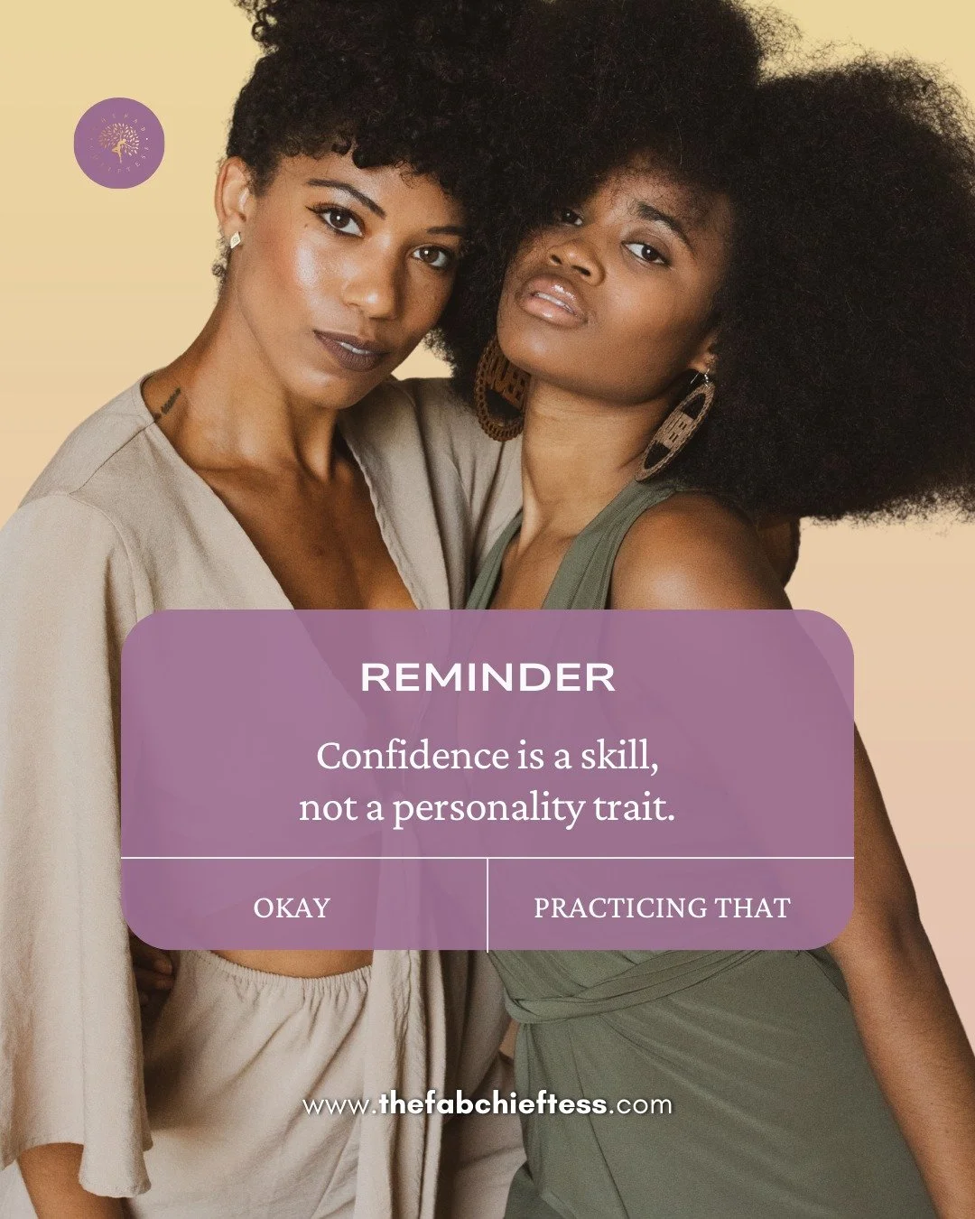 Confidence isn&rsquo;t something you&rsquo;re born with. It&rsquo;s something you practice. ✨
It&rsquo;s built through small actions, self-trust, and choosing courage over perfection. Every time you show up for yourself, you&rsquo;re strengthening th