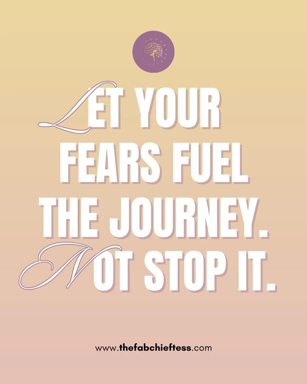 Fear doesn&rsquo;t mean you&rsquo;re on the wrong path.
It often means you&rsquo;re standing right at the edge of growth.

Every brave woman you admire once felt uncertain, scared, and unsure. Yet she chose to move forward anyway. Let your fears beco