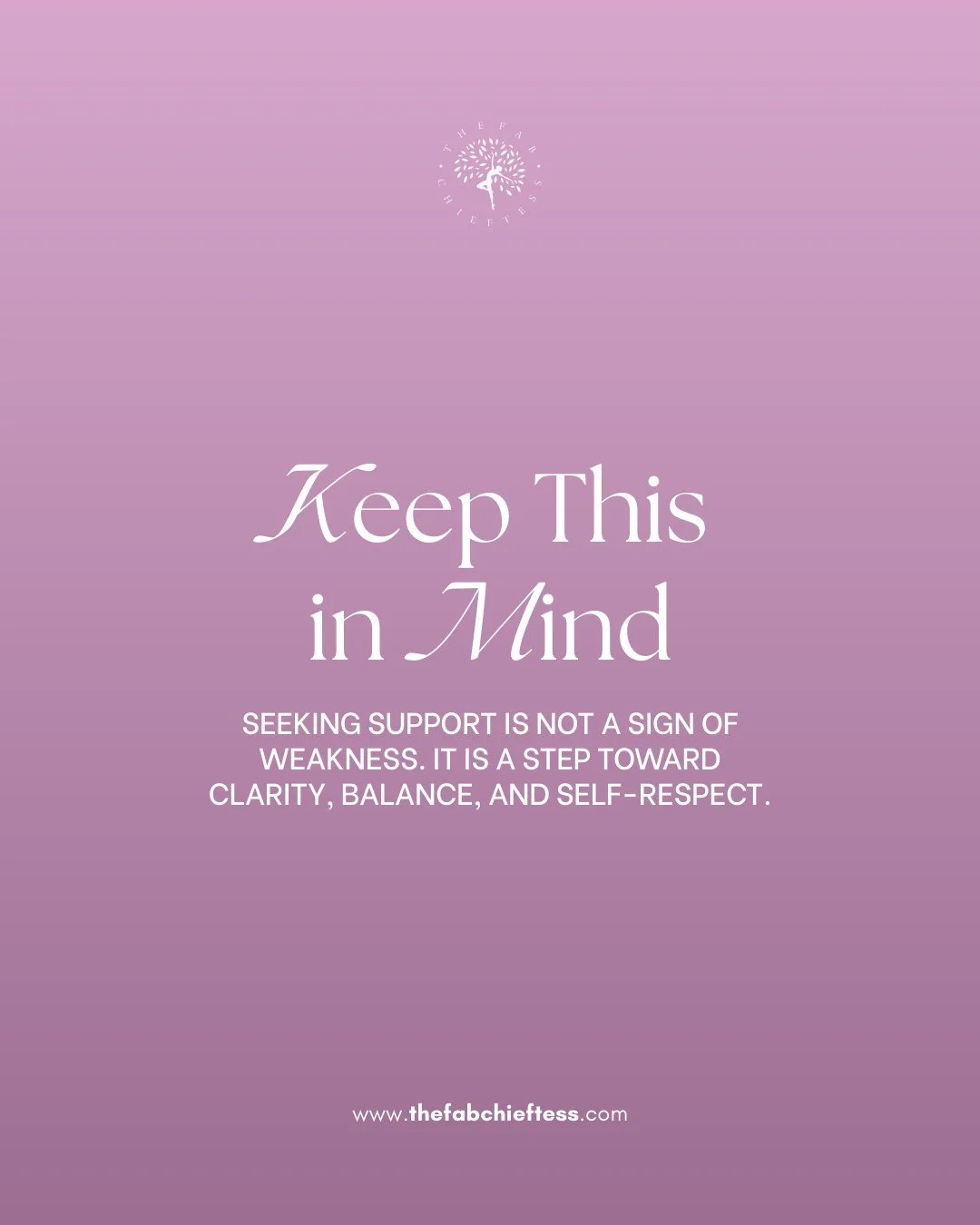 Strong women ask for support.
Not because they can&rsquo;t handle life but because they respect their energy, their mental health, and their growth.

Seeking clarity, guidance, or support is a powerful act of self-respect. It&rsquo;s how you protect 