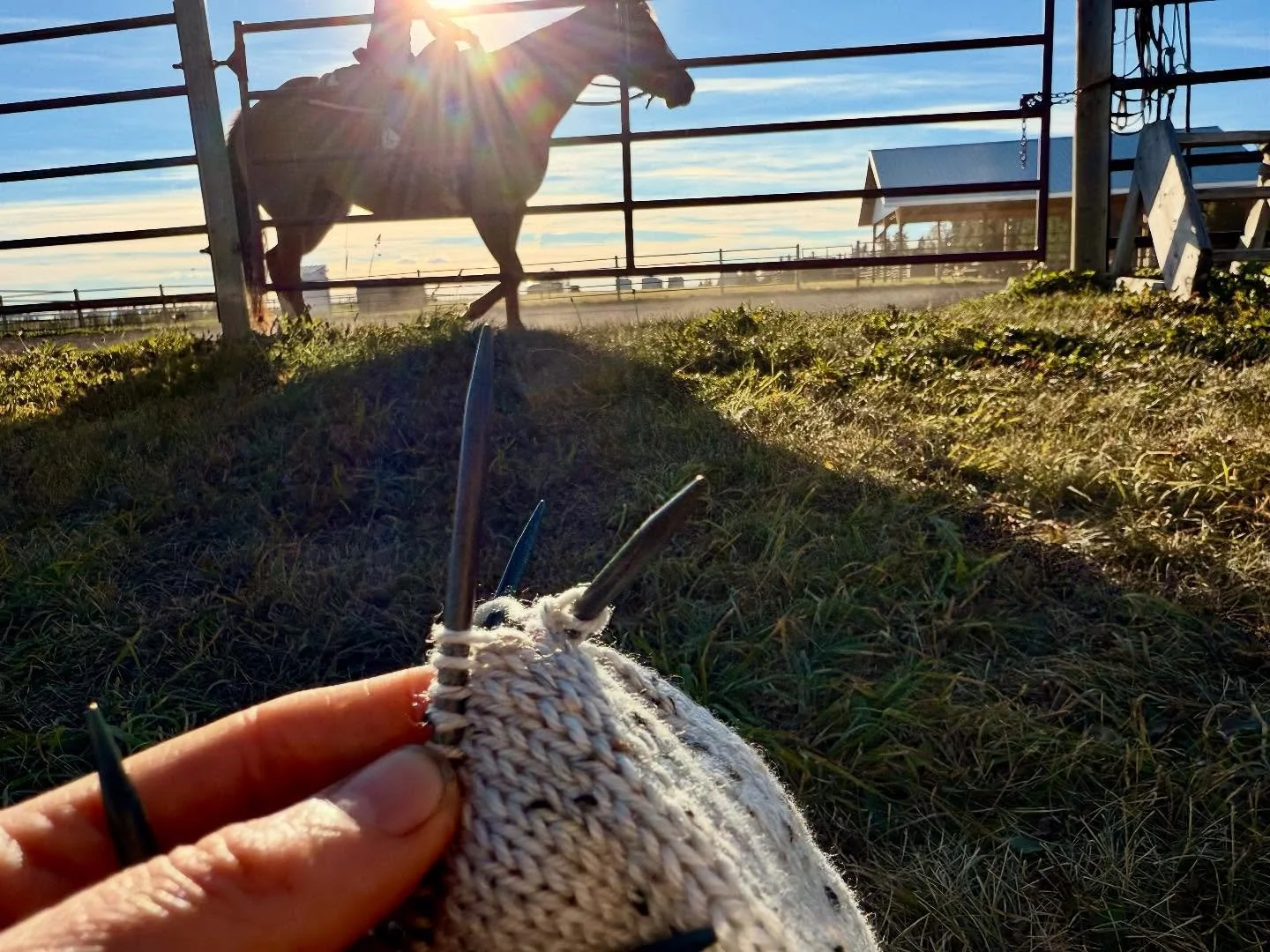 Nowhere else I&rsquo;d want to knit 🩷