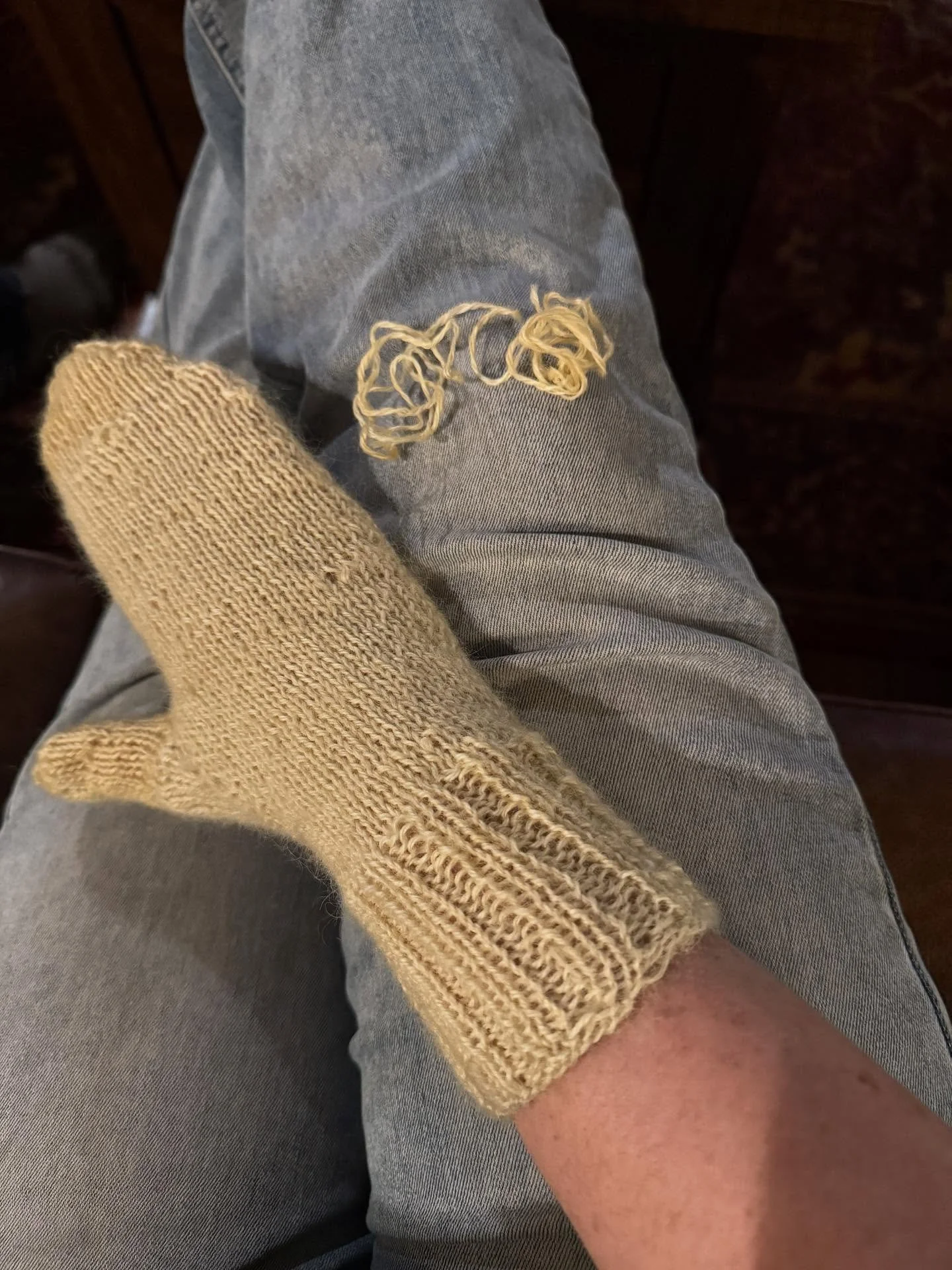 Woah! That was a close game of yarn chicken&hellip;. I won, but only just. #yarnchicken #yarnchickenwin