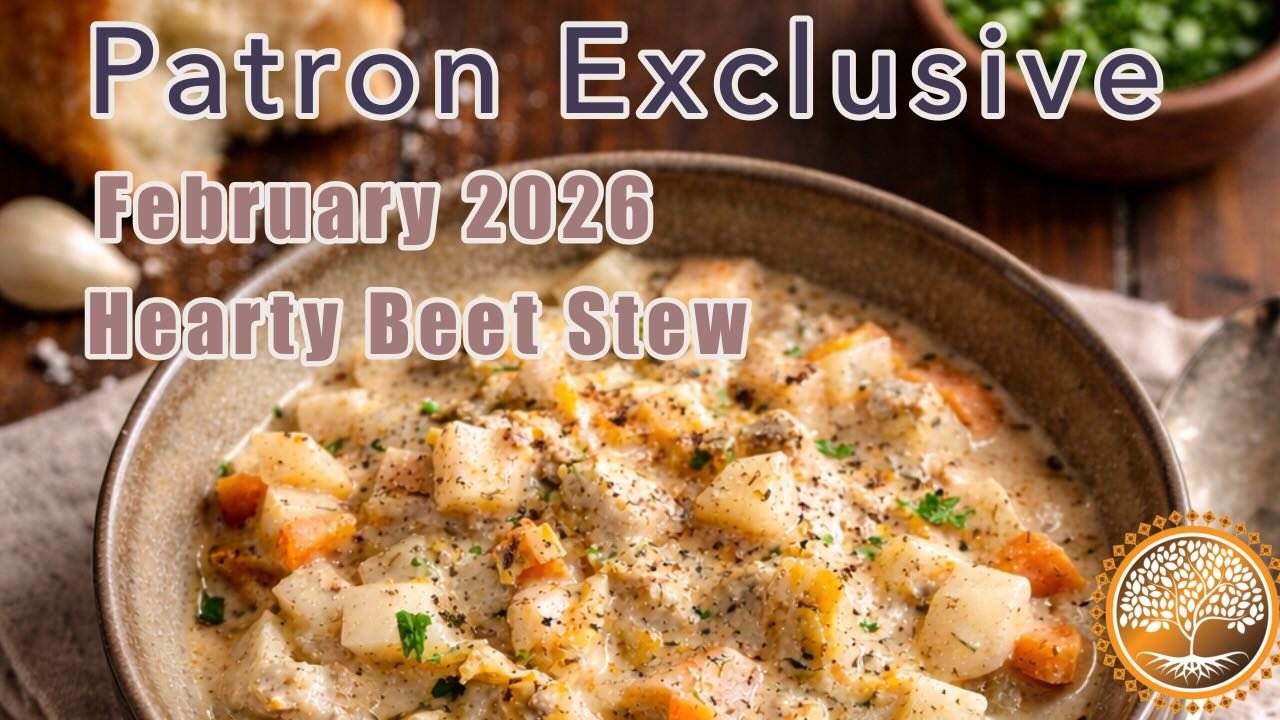 Patron Exclusive&hellip; Link in Bio. As we settle into the heart of February, the air is crisp and the world still feels still&mdash;it&rsquo;s that classic &ldquo;winter dry&rdquo; season where our bodies naturally crave something more substantial.