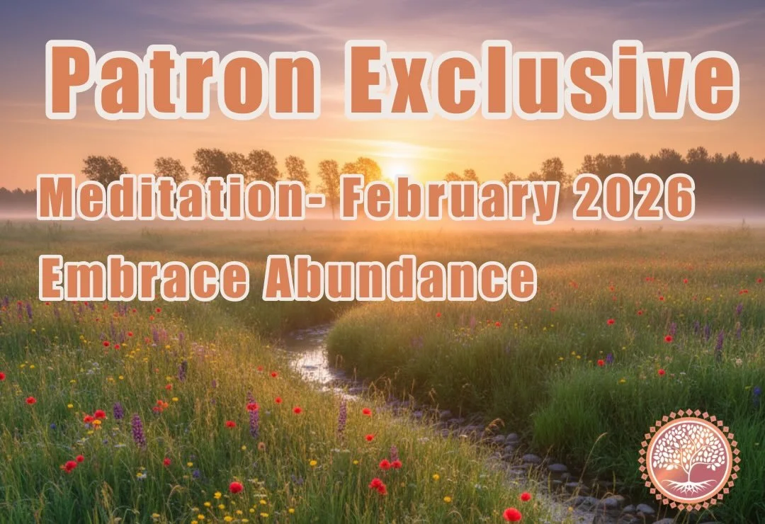 Patron Exclusive&hellip; LINK IN BIO. Step into the sanctuary of your own potential with Embrace Abundance. This guided audio journey transports you to a vibrant, magical meadow where your deepest dreams have already bloomed into reality. Beyond simp