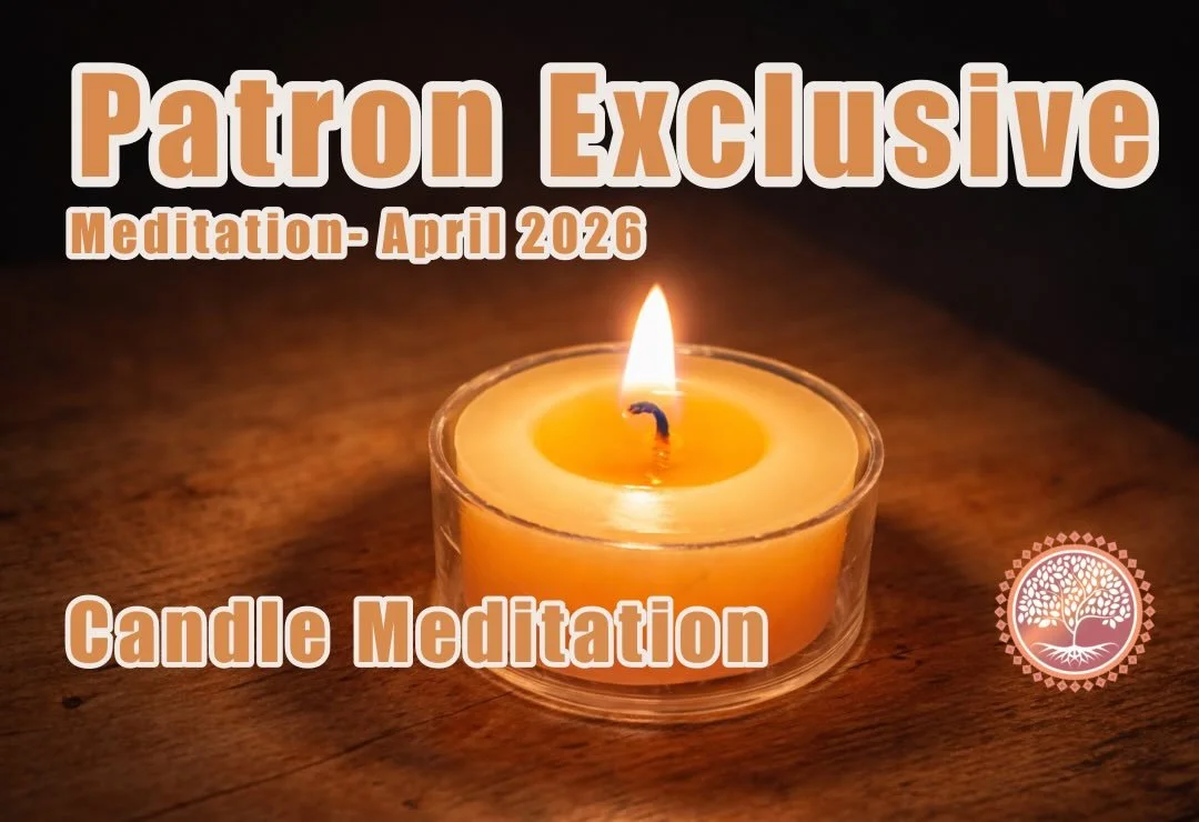 Patron Exclusive&hellip; LINK IN BIO. As we transition into the heart of spring, April invites a sense of clarity and renewal. This month&rsquo;s featured practice is Trataka, a traditional Hatha Yoga purification technique and meditation that uses t