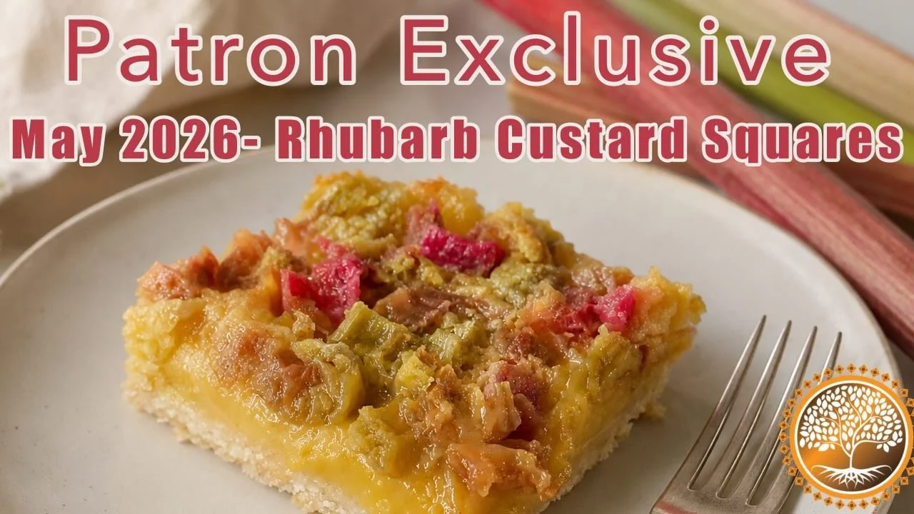 Patron Exclusive- LINK IN BIO&hellip; Rhubarb is spring&rsquo;s very first &ldquo;fruit,&rdquo; and after a long Alberta winter there&rsquo;s something so exciting about those bright pink stalks reaching up from the newly thawed earth. Tart, tangy, a