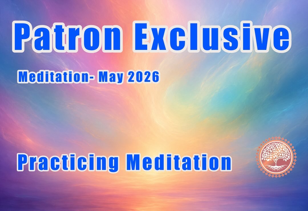 Patron Exclusive&hellip; LINK IN BIO- This month&rsquo;s meditation is inspired by the teachings of When Things Fall Apart and offers a simple but powerful practice for everyday life.

✨ Observe what&rsquo;s happening
✨ Acknowledge your thoughts and 