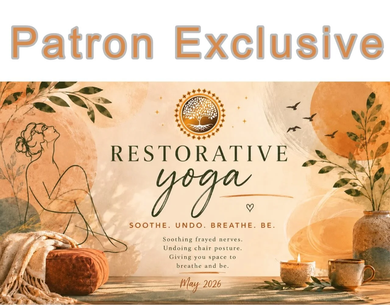 Patron Exclusive&hellip; LINK IN BIO If you&rsquo;ve been spending long hours sitting, working, or curled up with your latest crafting project, your body might be holding onto that tight &ldquo;chair posture&rdquo;. It&rsquo;s time to step away, roll