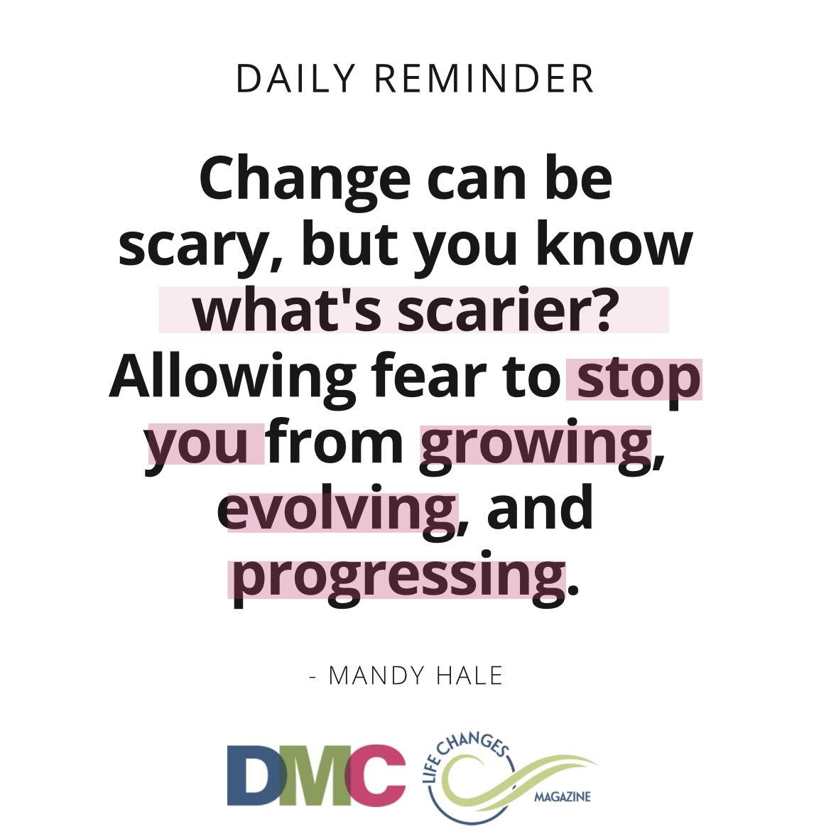 Embracing change is the first step toward personal growth and empowerment. In times of transition, remember that courage is not the absence of fear, but the willingness to move forward despite it. 

Join our community of resilient individuals navigat
