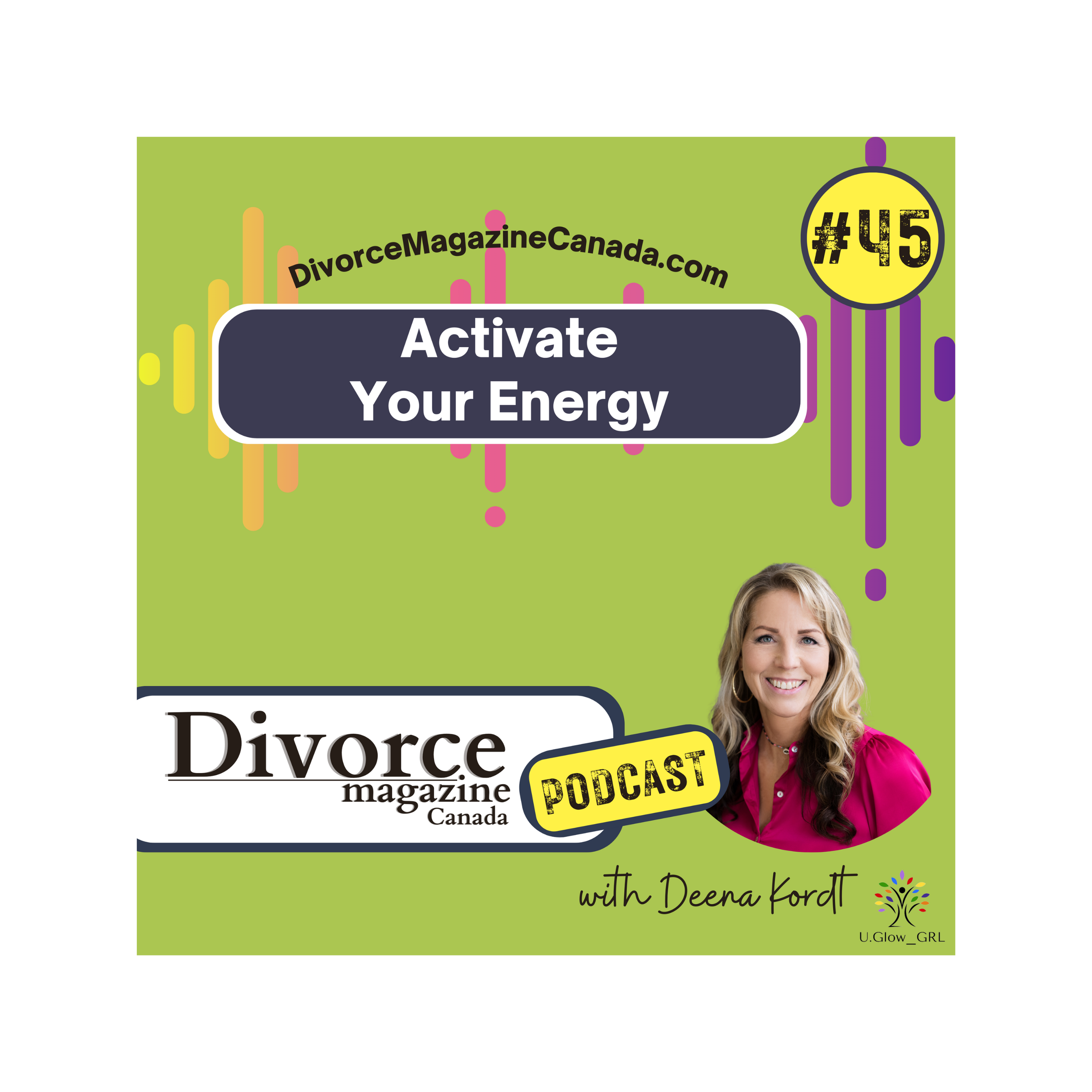 Divorce Magazine Canada Podcast #45 "Active Your Energy" Patricia Dalgleish with Deena Kordt