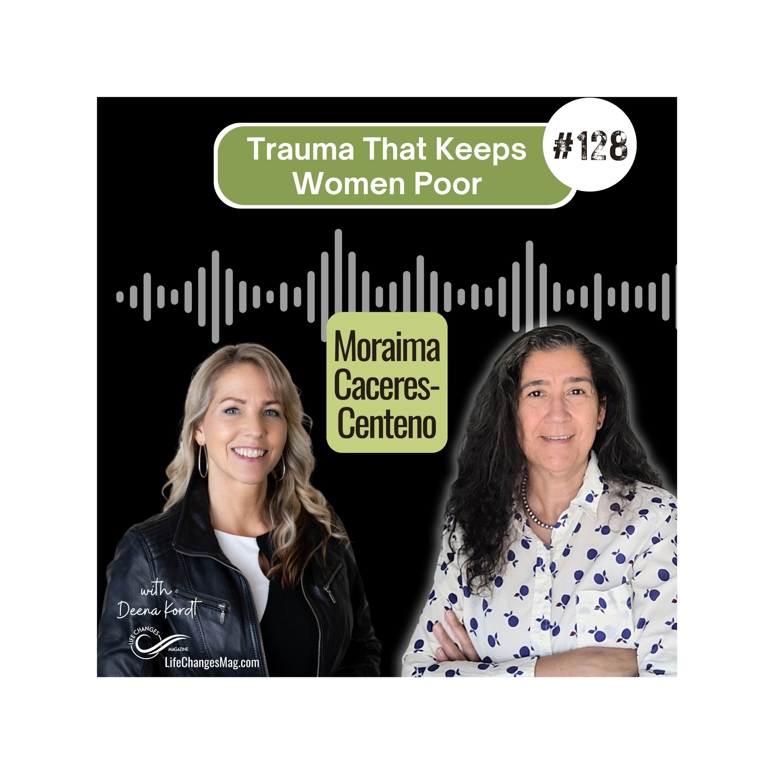 Life Changes Channel Podcast Episode #128 "Hope in Hell: Trauma That Keeps Women Poor" with Moraima Caceres