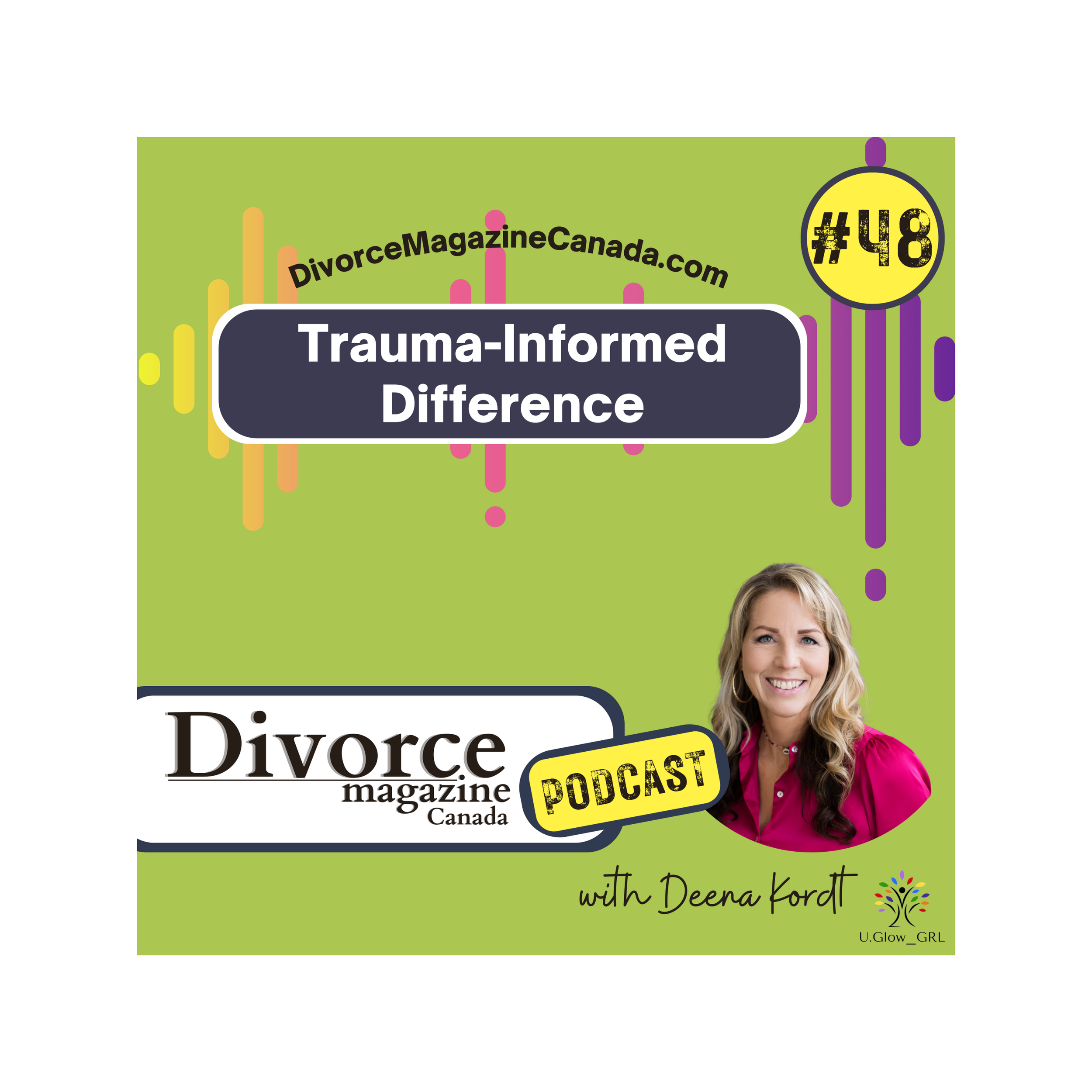 Divorce Magazine Canada Podcast #48 "Trauma-informed Difference" Miranda Solomon with Deena Kordt