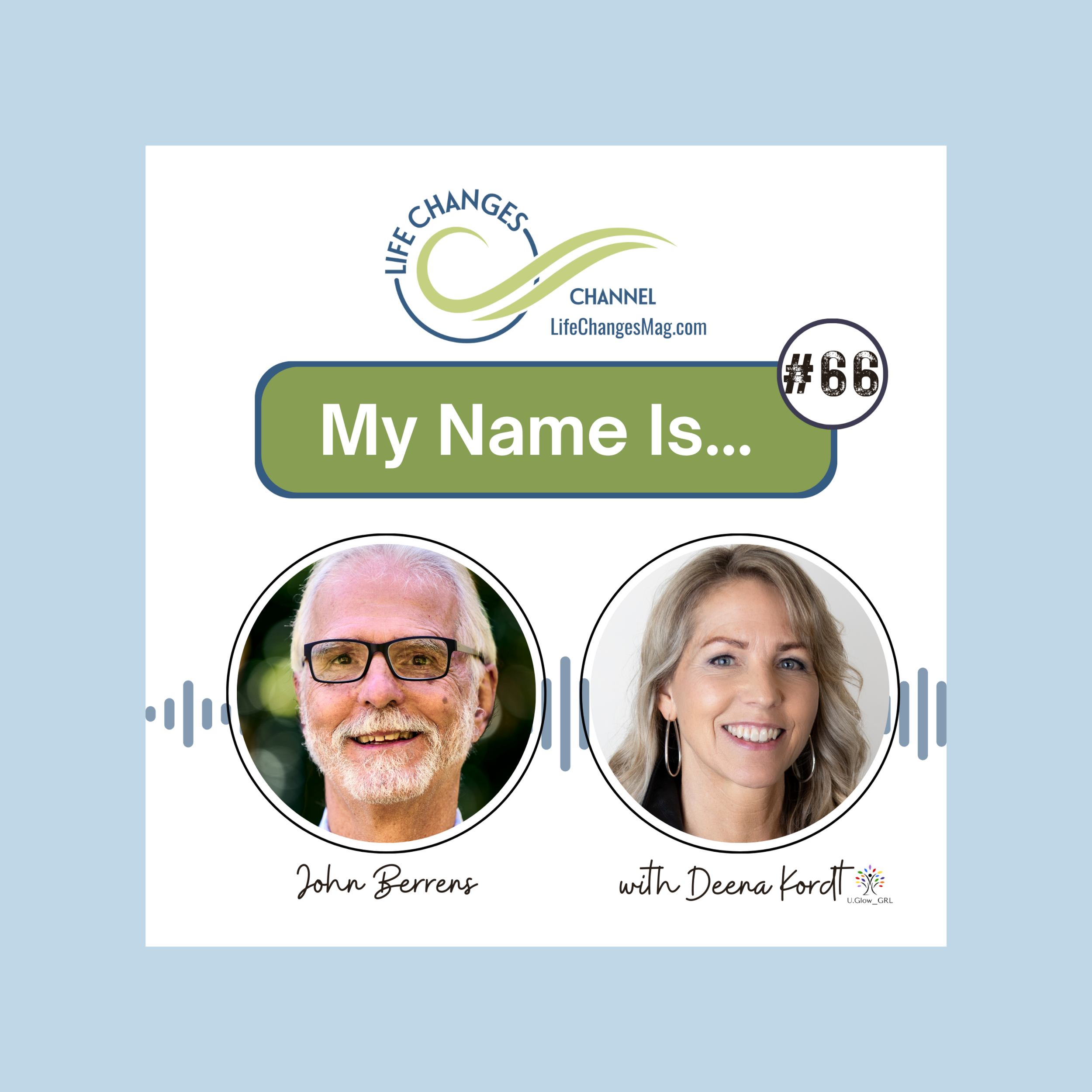 Life Changes Channel podcast Episode #66 "My name is.." John Berrens with Deena Kordt