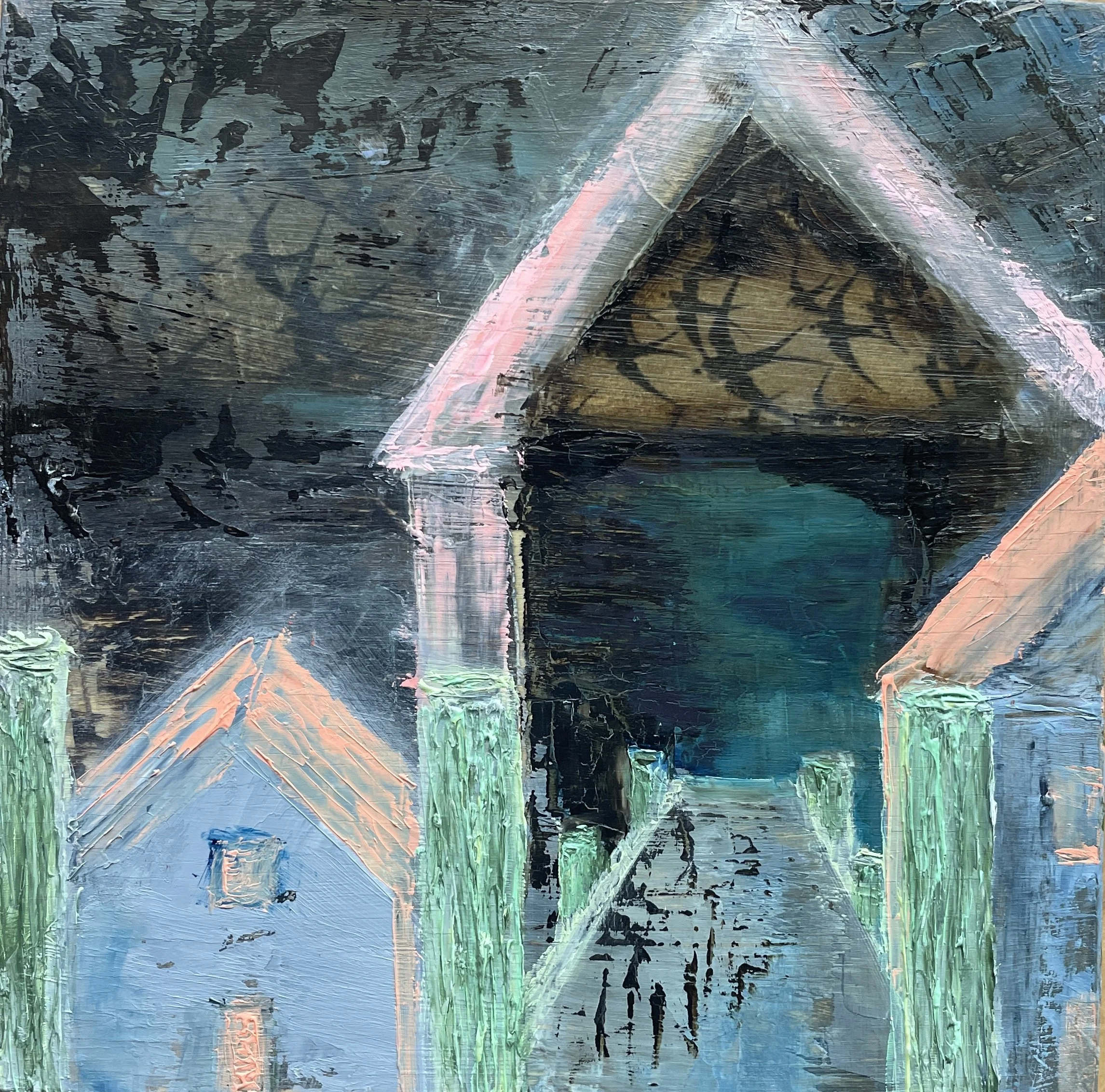 Night of the Swallows, 6" x 6"
$300