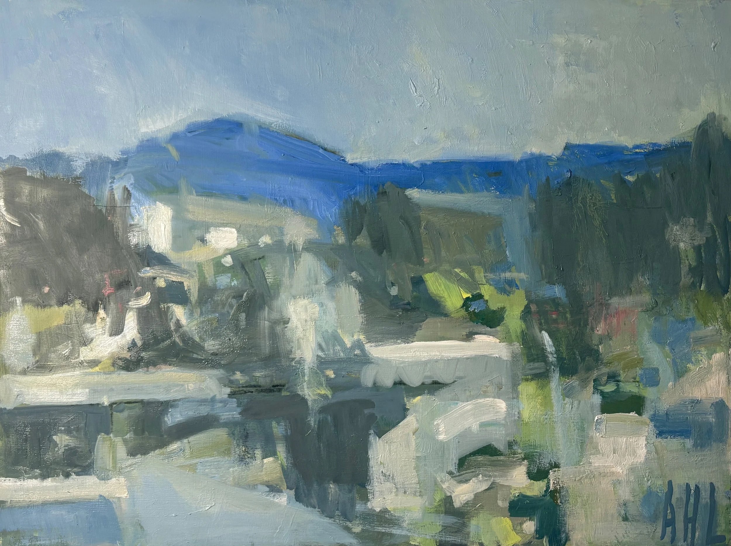 Blue Ridge (oil on cradled panel, 25.5" x 19.5" )
*on view at Cabell Gallery, Lexington, VA