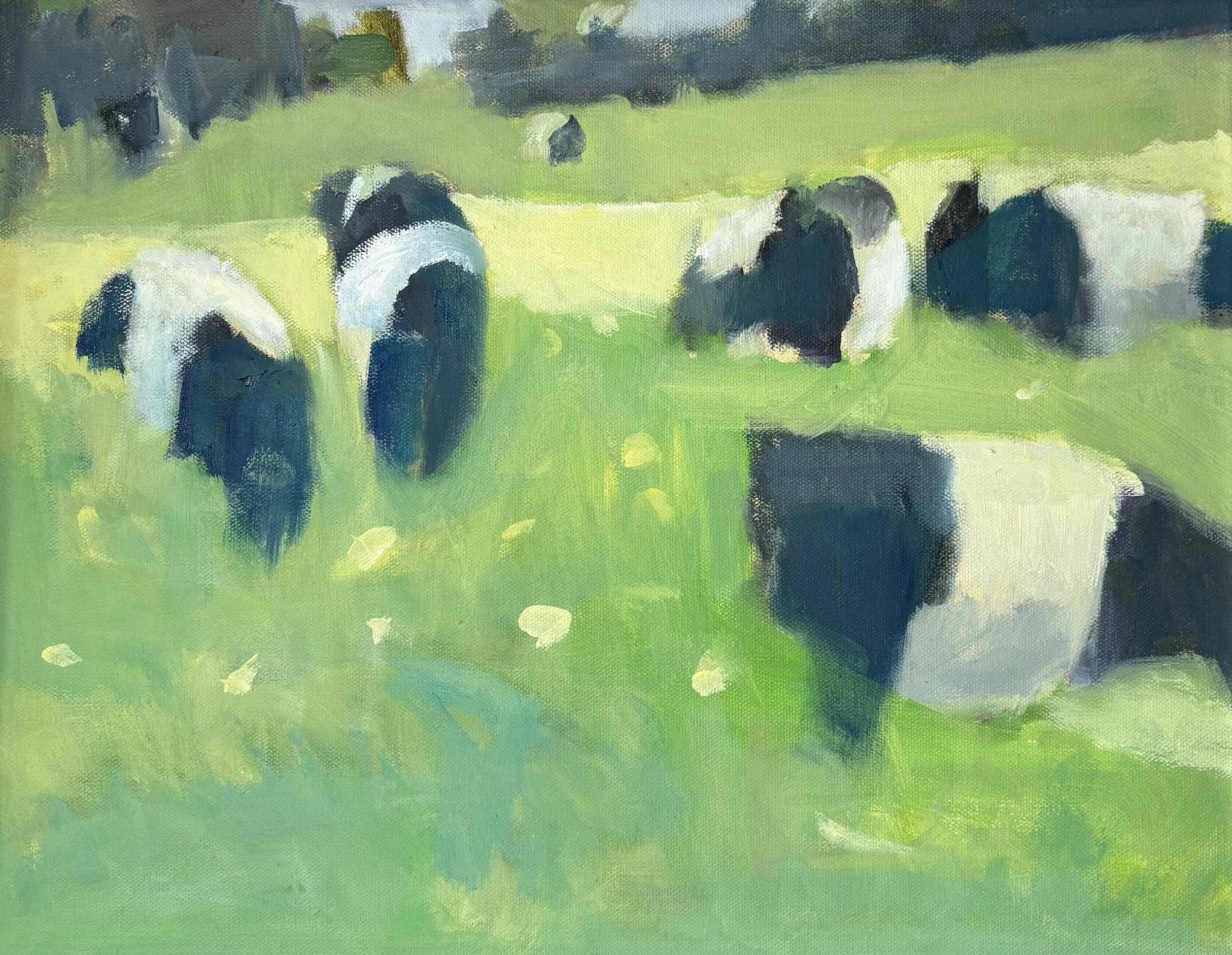 Belties, Litchfield County #1 (oil on canvas, framed, 15.5 in x 19.5 in)