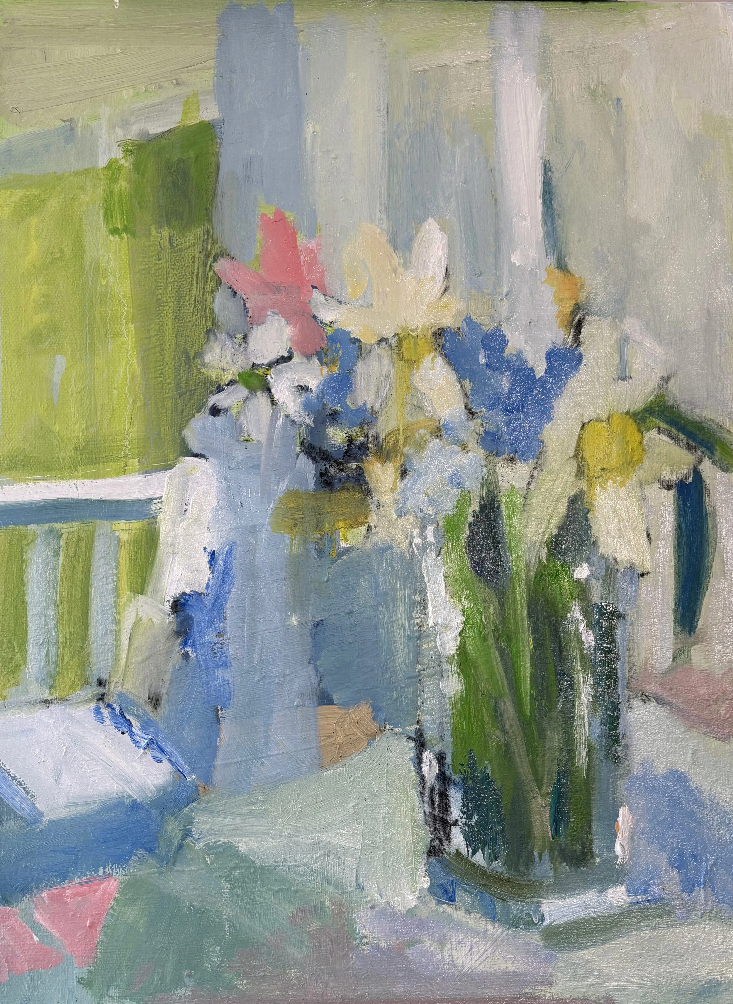 Peace Flowers #1 (oil on canvas, 12"x16") 

*available at The Willard Gallery, South Portland, ME