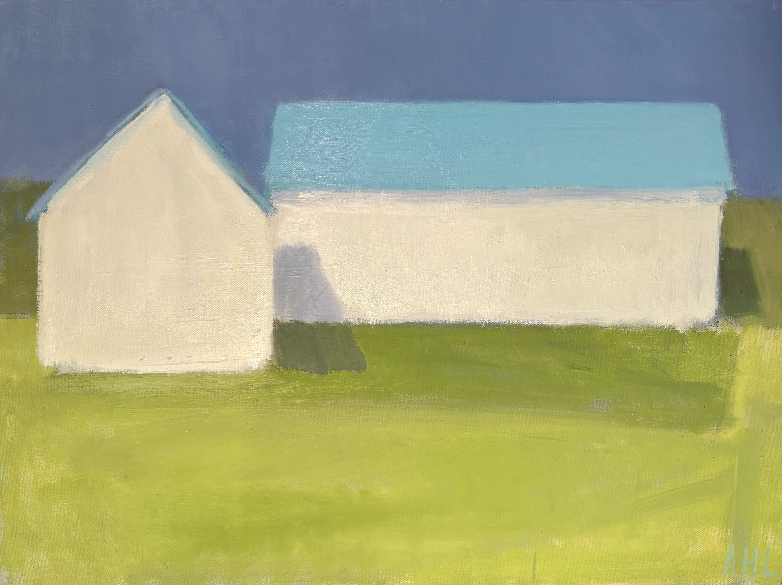 "Sea Glass" (2025, oil on canvas, 18 in x 24 in) *available at The Willard Gallery, S. Portland, ME