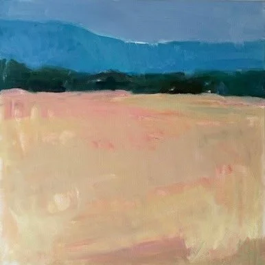 The Deeper Valley I (2025, oil on canvas, 18 in x 18 in)