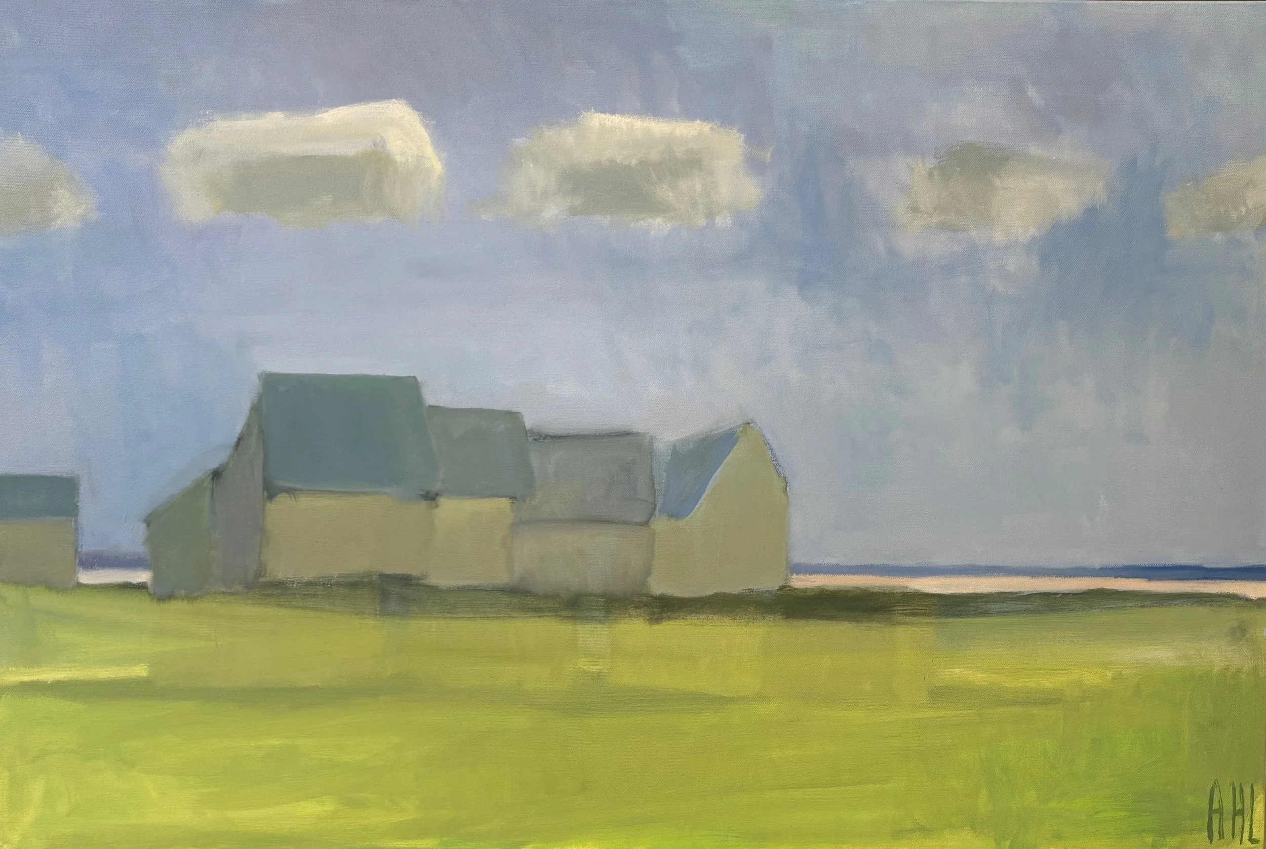 Enclave (oil on canvas, 24 in x 36 in) *available at Threadneedle Gallery, Newburyport, MA